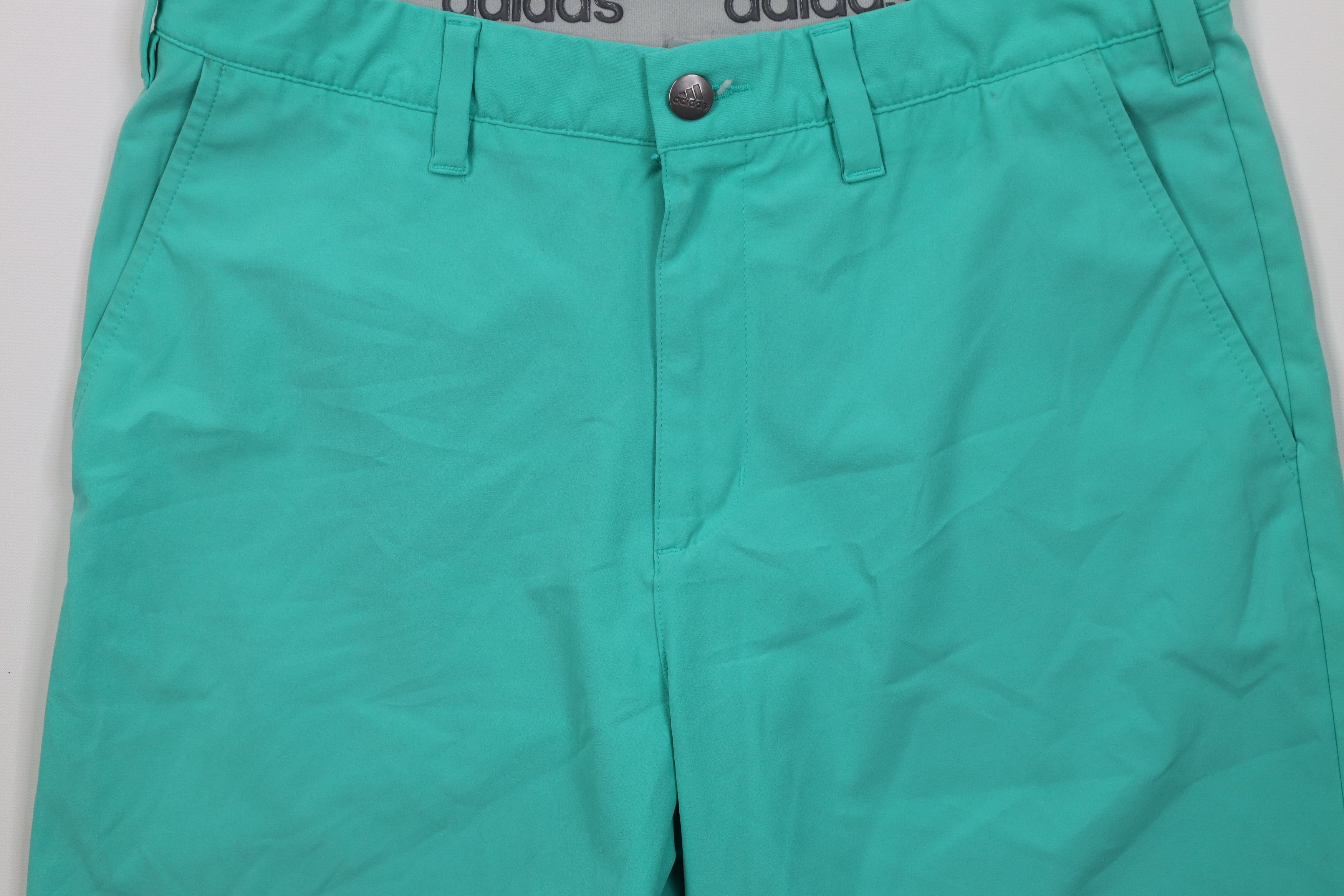 Adidas Adidas Golf Stretch Flat Front Golfing Chino Shorts Teal Size US 30 / EU 46 - 3 Thumbnail