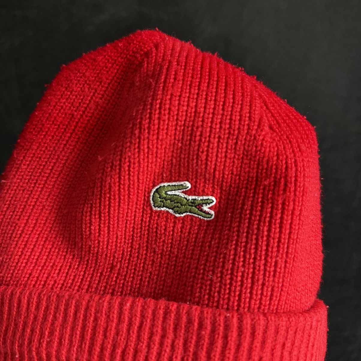 Lacoste Vintage Lacoste Hat Red Size ONE SIZE - 2 Thumbnail