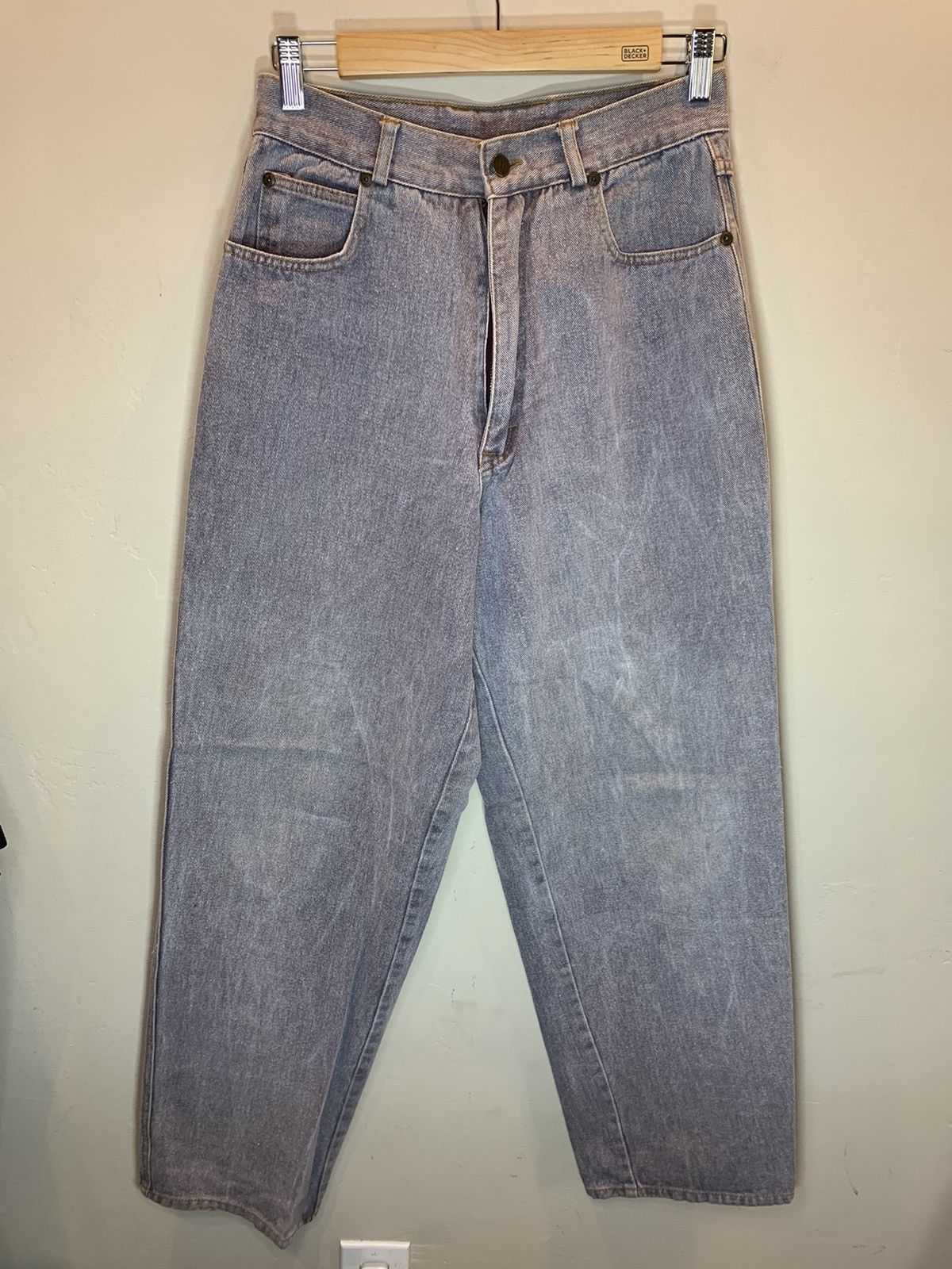 Vintage *RARE* Vintage 90’s UMEN Super Wide Leg Baggy Faded Jeans 27 Size 27" / US 4 / IT 40 - 2 Thumbnail