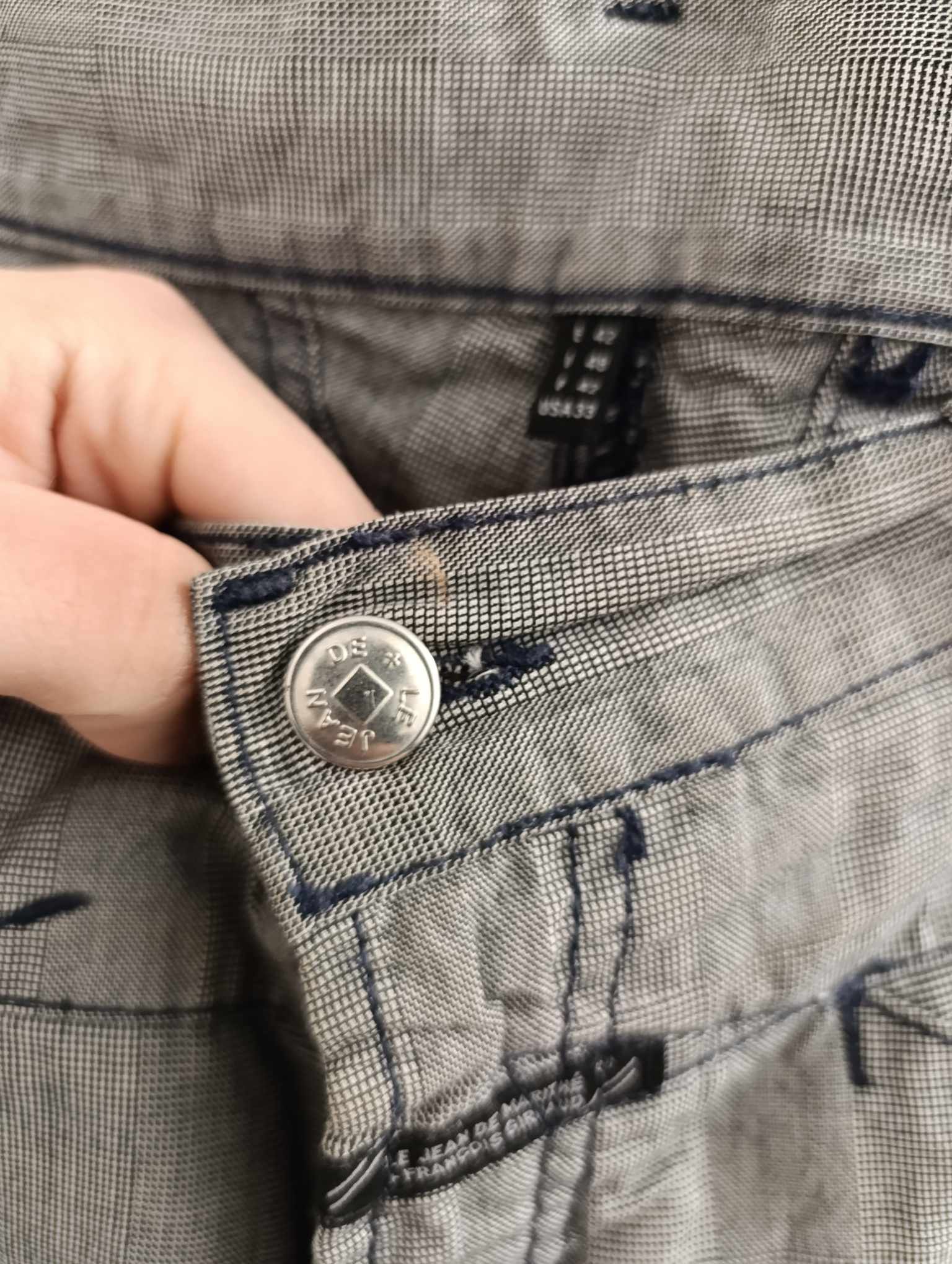 Marithe + Francois Girbaud Gray Straight Jeans by Martihe Francois Gribaud Size US 33 - 2 Thumbnail