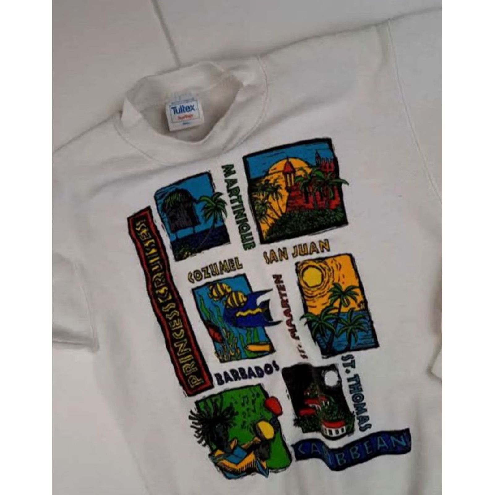 Tultex Princess Cruises Tropical Islands Sweatshirt size Small Tultex Size S / US 4 / IT 40 - 5 Thumbnail