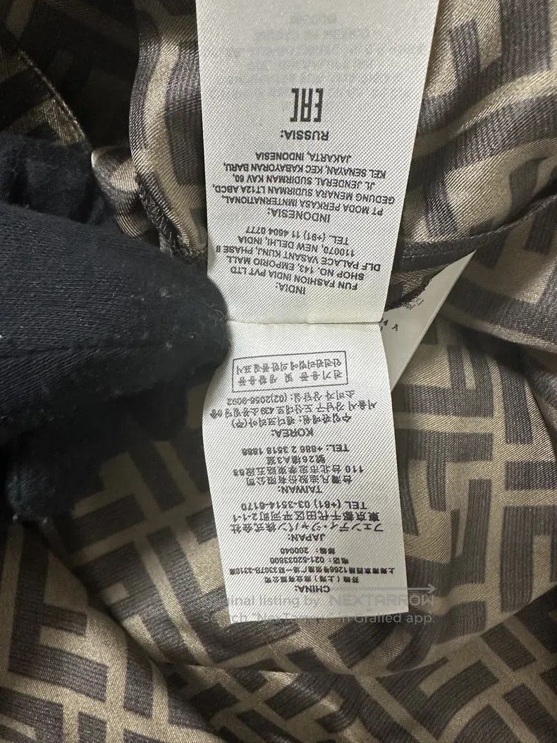 Fendi Fendi Double F Silk Shirt Size XS / US 0-2 / IT 36-38 - 6 Thumbnail