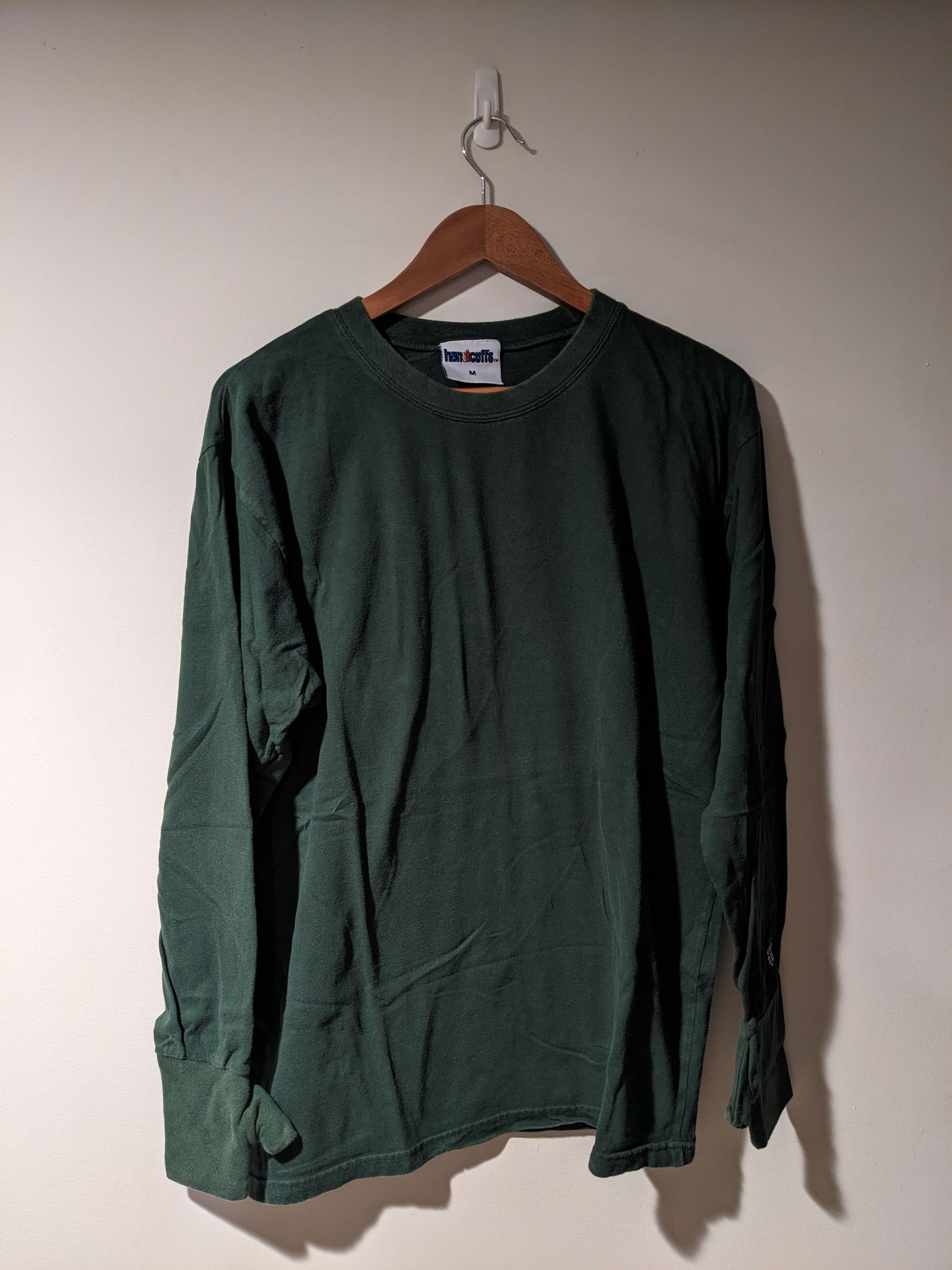 Designer × Vintage Vintage 90s HandCuffs Essential Medium Long-Sleeve T-Shirt Size US M / EU 48-50 / 2 - 1 Thumbnail
