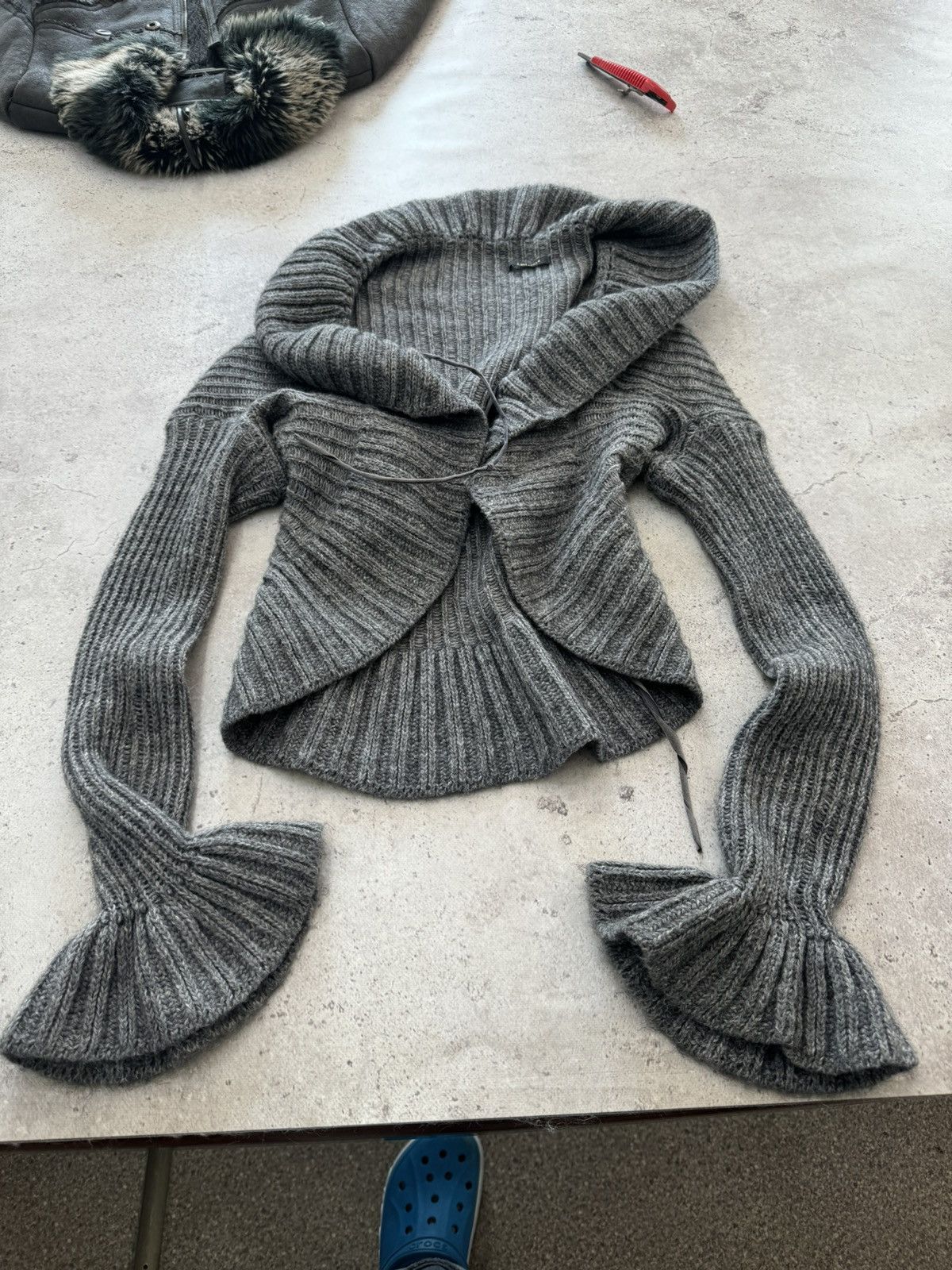 Junya Watanabe Vintage Circle Junya Watanabe Rick Owens Style Sweater Size US M / EU 48-50 / 2 - 2 Thumbnail