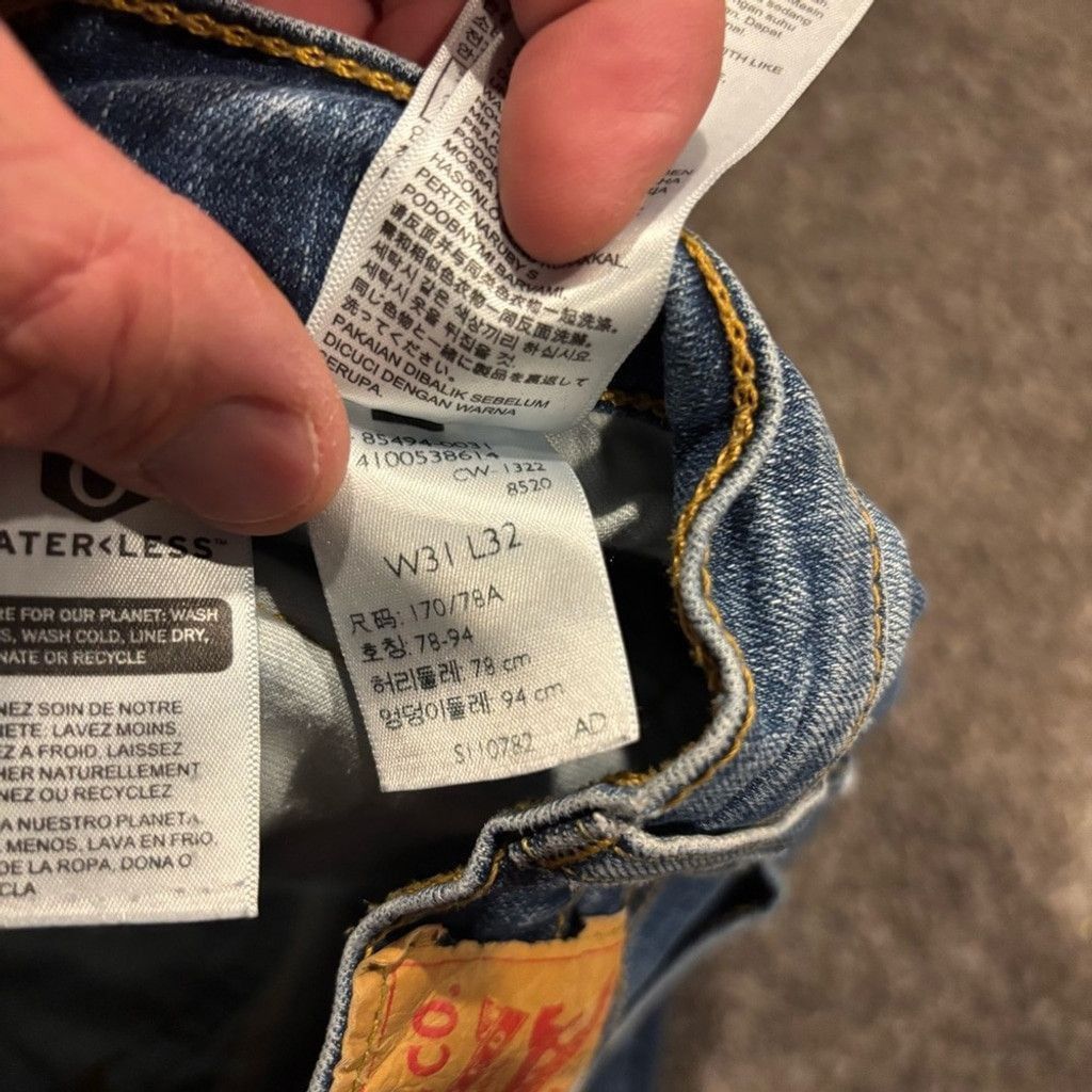 Levi's Men’s Levi's 531 Athletic Slim Jeans Size US 31 - 4 Thumbnail