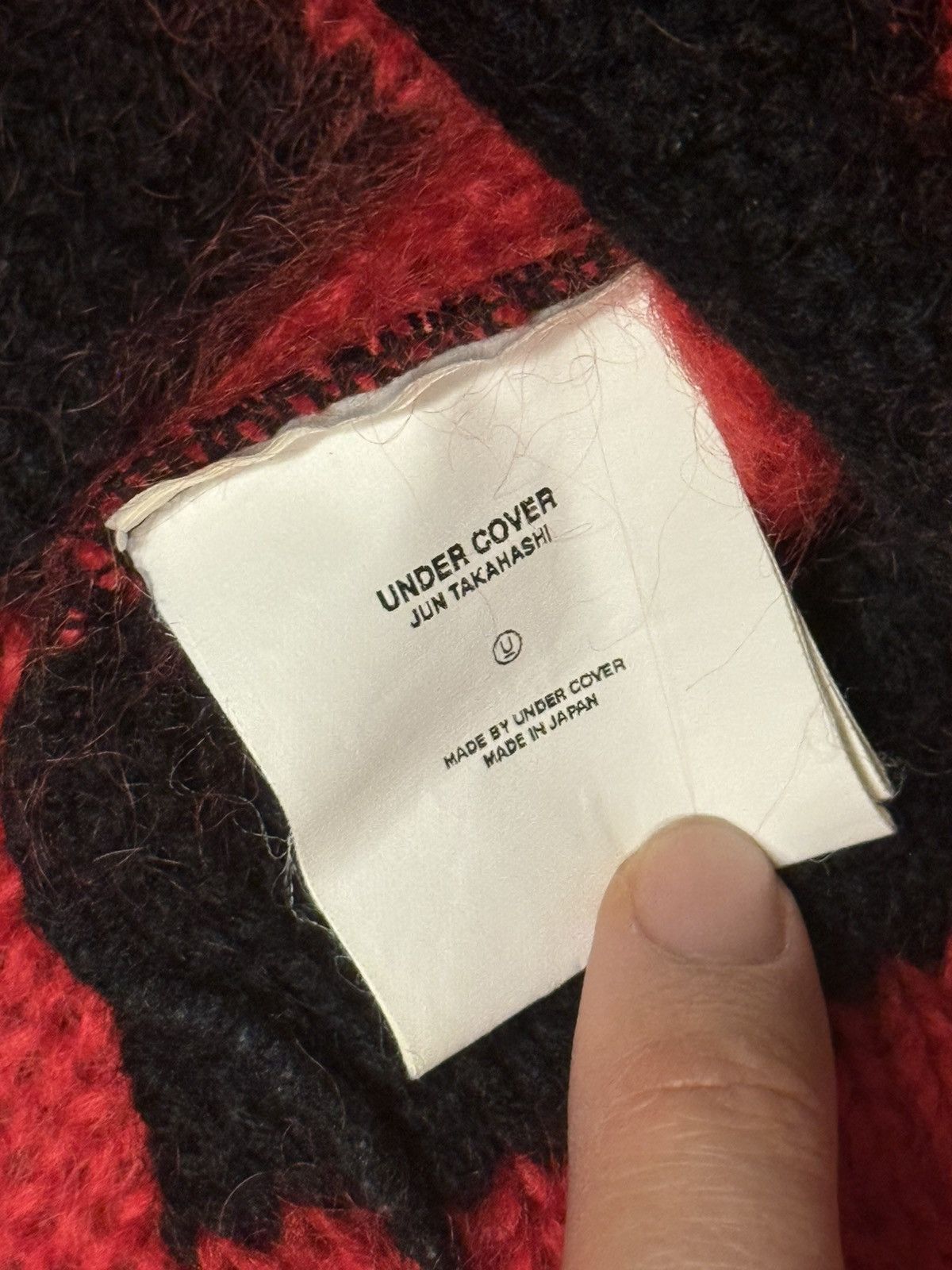 Undercover Undercover AW03 "Paper Doll" Punk Mohair Stripe Sweater Size US M / EU 48-50 / 2 - 3 Thumbnail