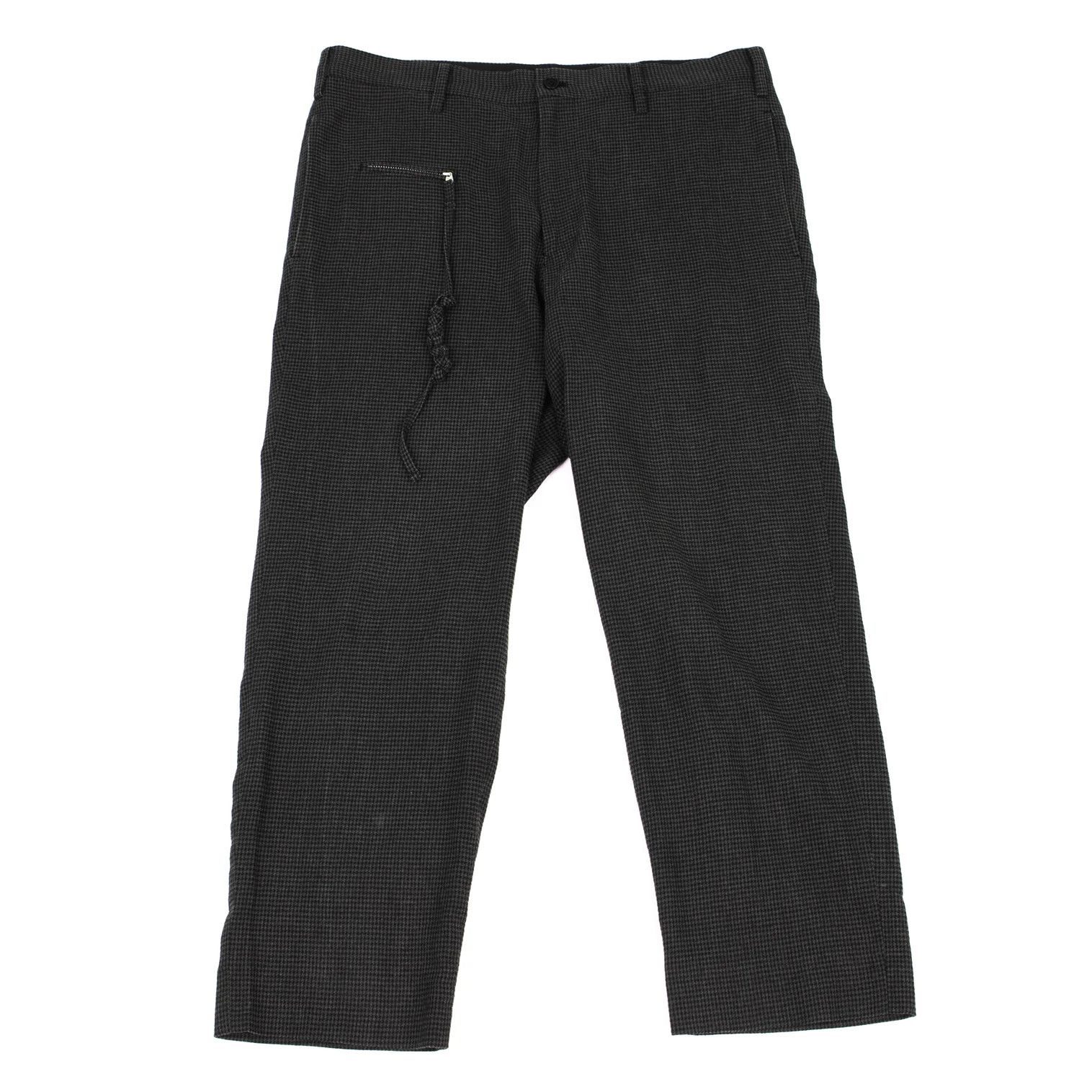 Yohji Yamamoto Yohji Yamamoto Cotton Houndstooth Pants Charcoal Size US 32 / EU 48 - 1 Thumbnail