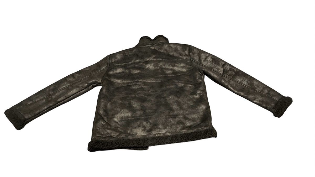 Other Black Faux Leather Jacket – Y2K Streetwear Oversized Coat Size US L / EU 52-54 / 3 - 4 Thumbnail