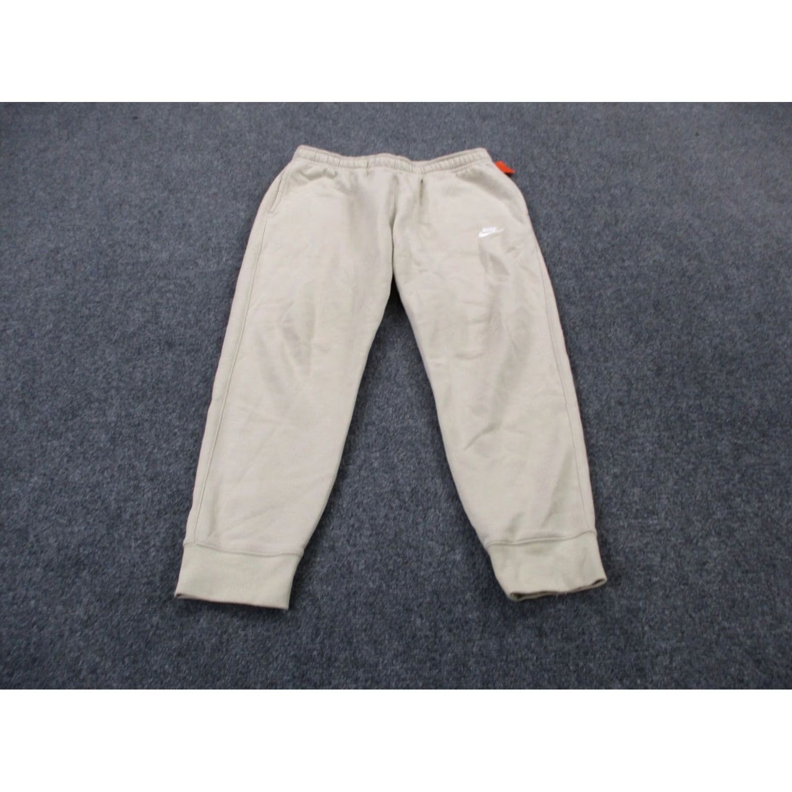 Nike Nike Sweatpants Men's L Beige Club Fleece Joggers Sports Lounge Active BV2671 Size US 33 - 3 Thumbnail