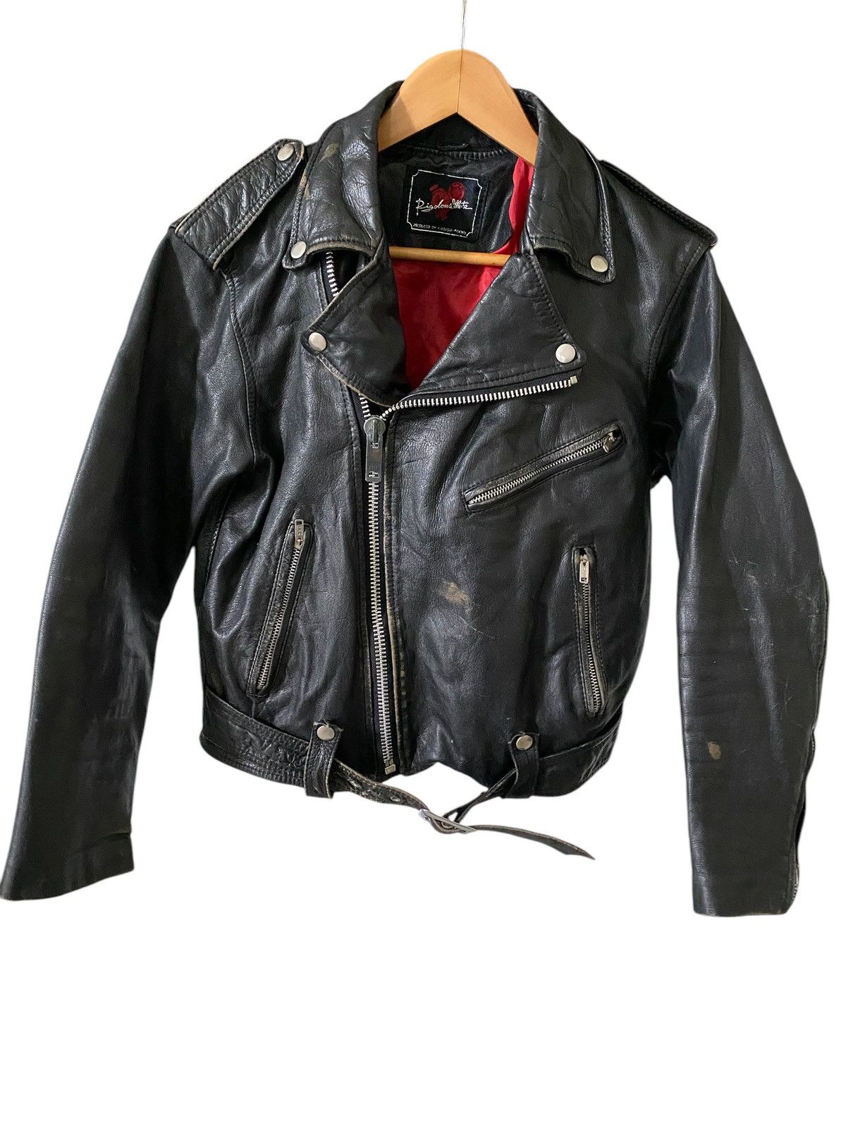 Japanese Brand Kakushi Tokyo Leather Perfecto Punk jacket nice design Size US M / EU 48-50 / 2 - 9 Thumbnail