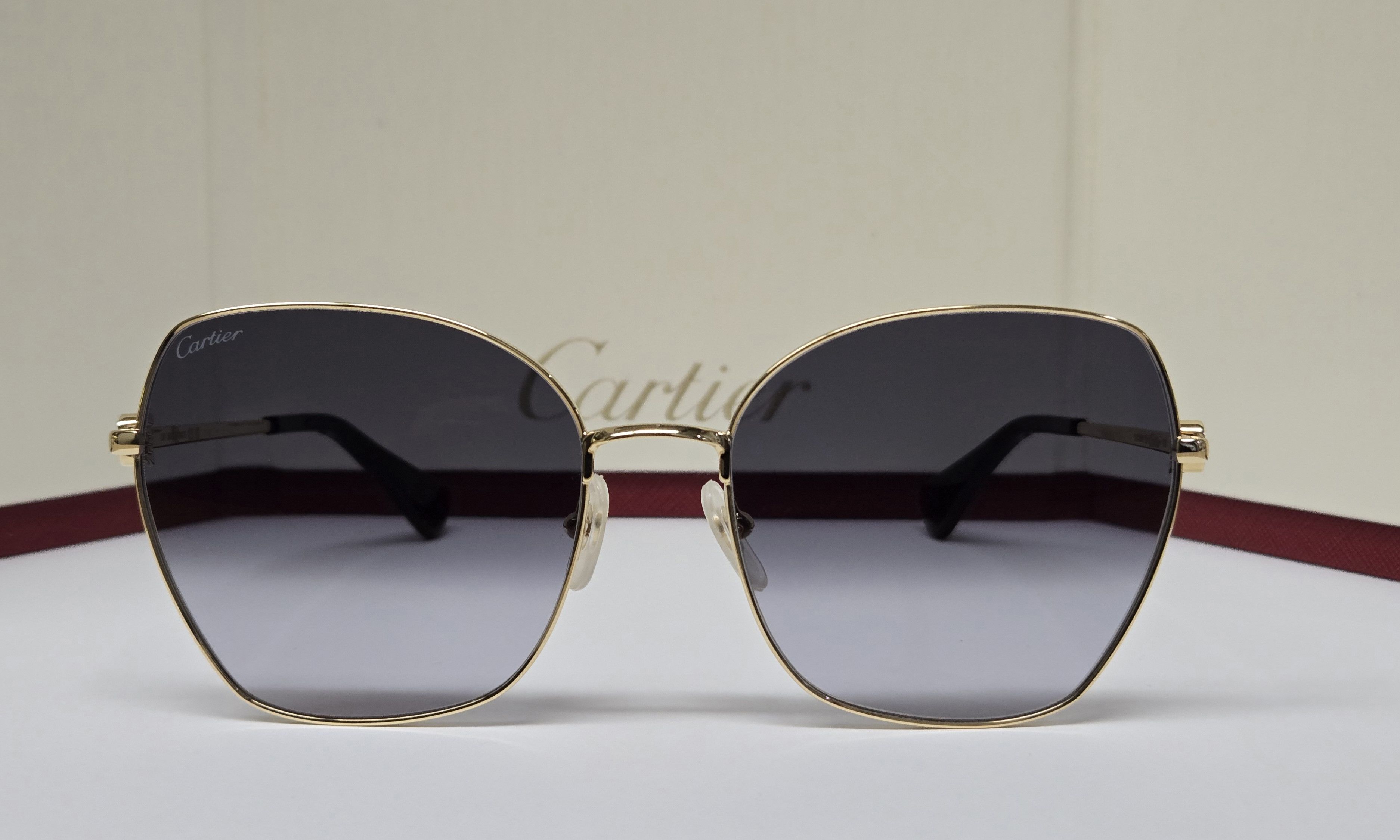 Cartier Cartier Gold Titanium Sunglasses Size ONE SIZE - 3 Thumbnail