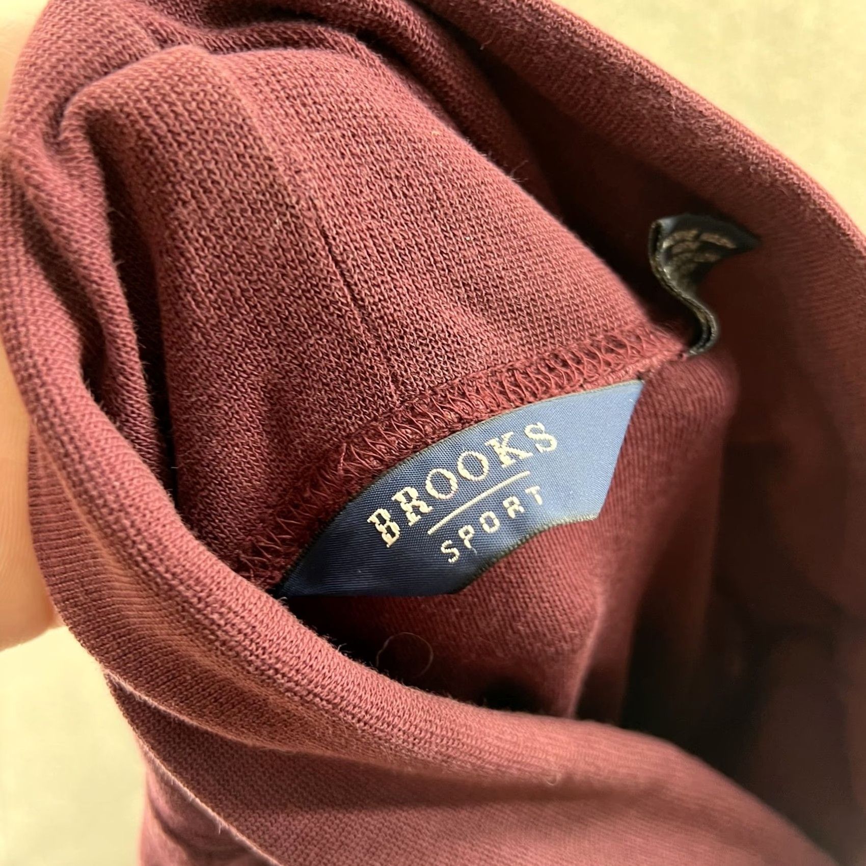 Brooks Brothers Brooks Sport Sweater Mens Large Red Cotton Turtleneck Pullover Logo Long Sleeve Size US L / EU 52-54 / 3 - 2 Thumbnail