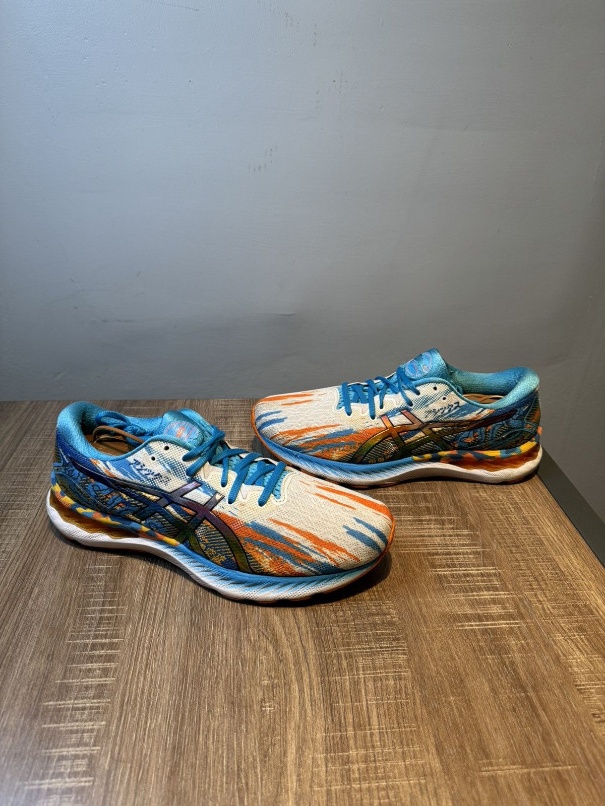 Asics ASICS Gel Nimbus 23 Mens Running Shoes Digital Aqua Size 9 Size US 9 / EU 42 - 2 Thumbnail