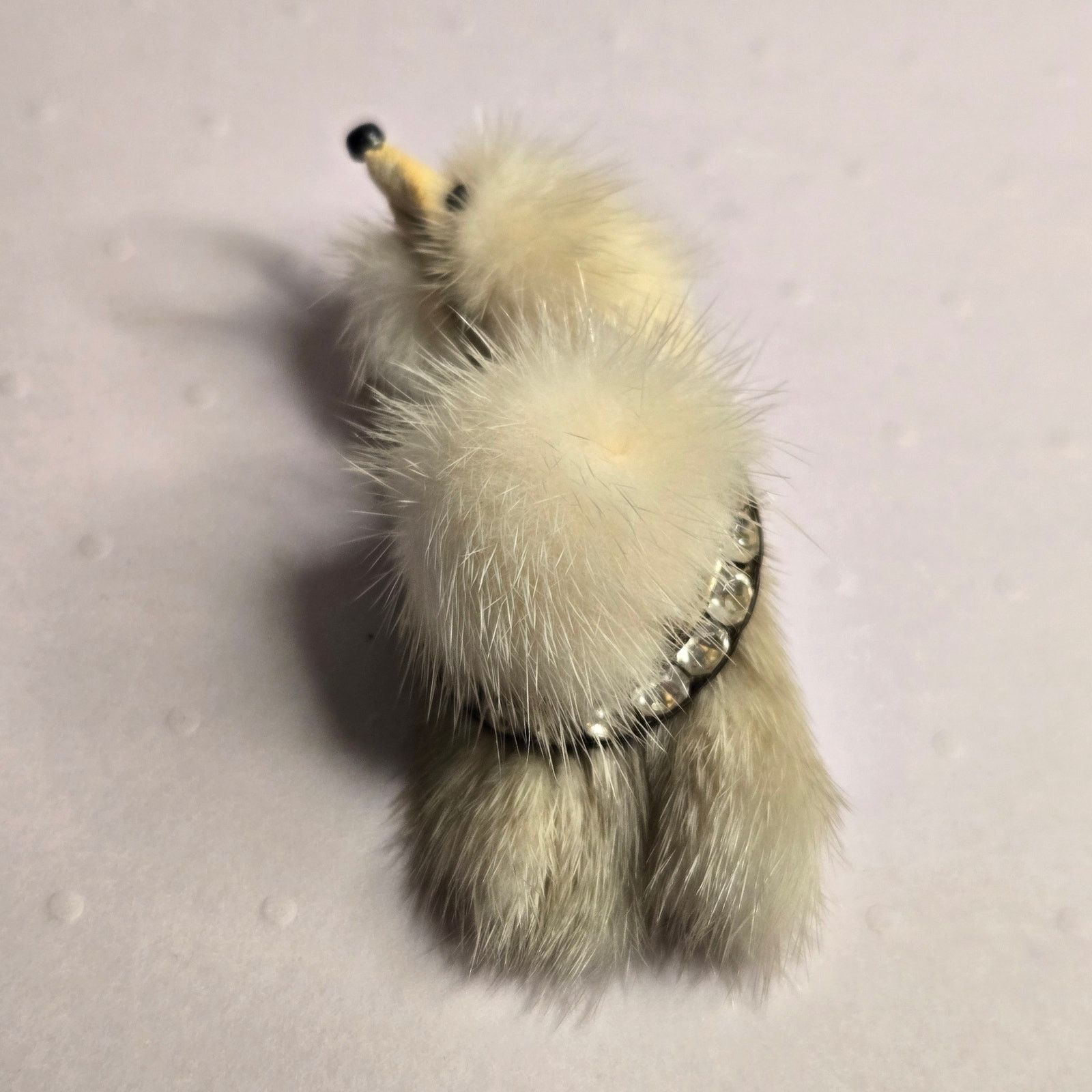 Vintage Vintage 1950s Genuine Mink Fur Poodle Brooch - Kitsch MCM Size ONE SIZE - 15 Thumbnail