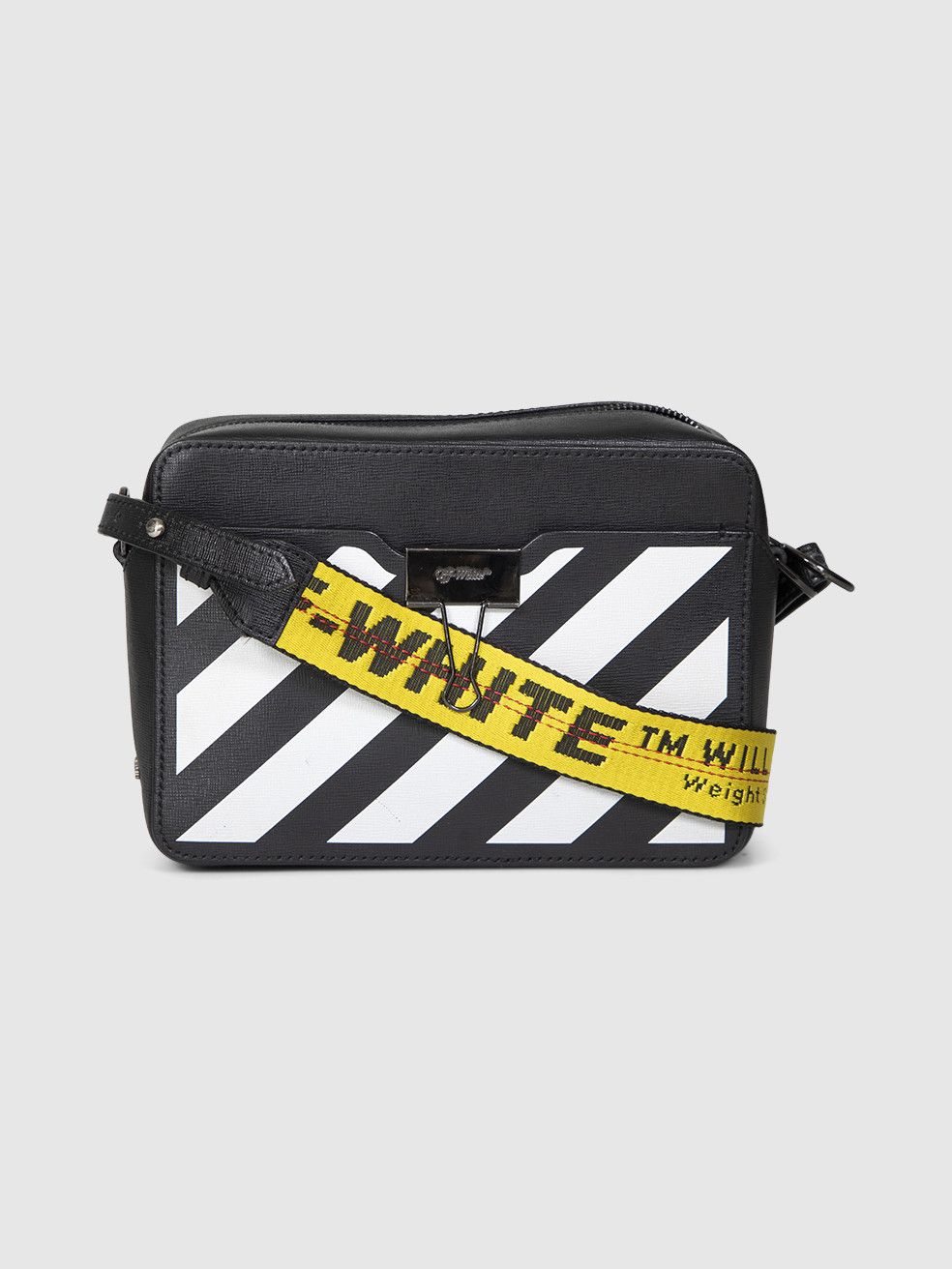 Off-White Diagonal Stripe Binder Clip Camera Bag Size ONE SIZE - 1 Thumbnail