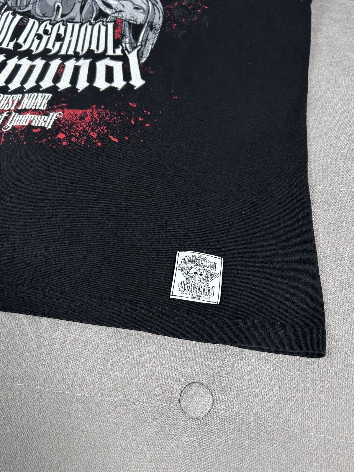 Band Tees × Vintage Oldschool criminal black tee Size US XL / EU 56 / 4 - 3 Thumbnail