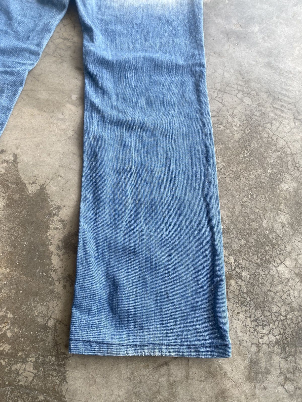 Diesel Flare Jeans Diesel Distressed Denim Low Rise Baggy Jeans Size US 35 - 3 Thumbnail