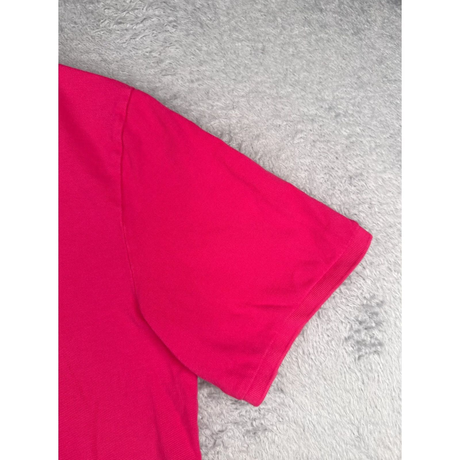 Tommy Hilfiger Tommy Hilfiger Polo Shirt Men 2XL Pink Classic Fit 100% Cotton Jersey Size US XXL / EU 58 / 5 - 2 Thumbnail