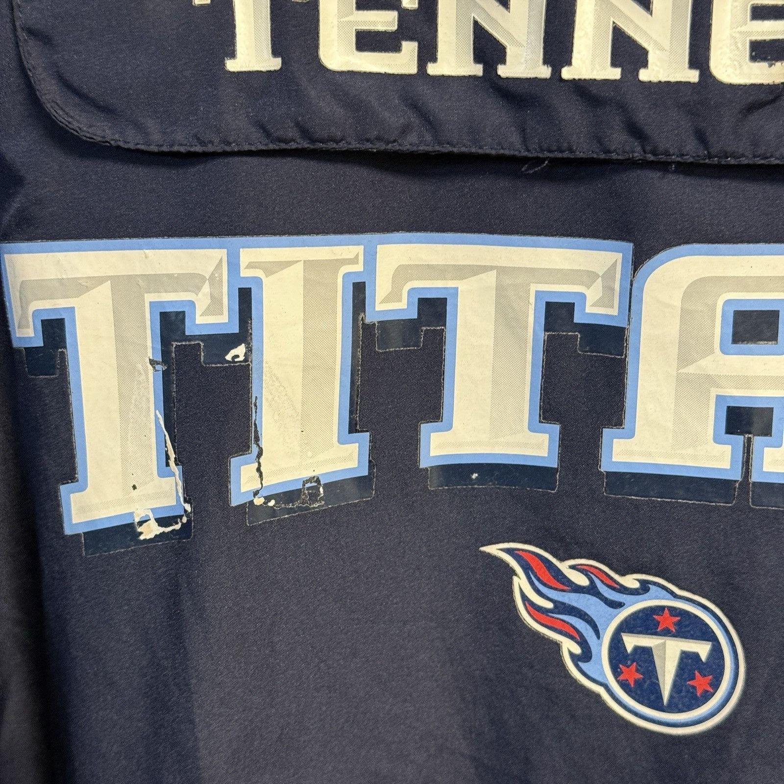 NFL × Reebok × Vintage Tennessee Titans Windbreaker Jacket Mens Large Reebok NFL Na Size US L / EU 52-54 / 3 - 3 Thumbnail