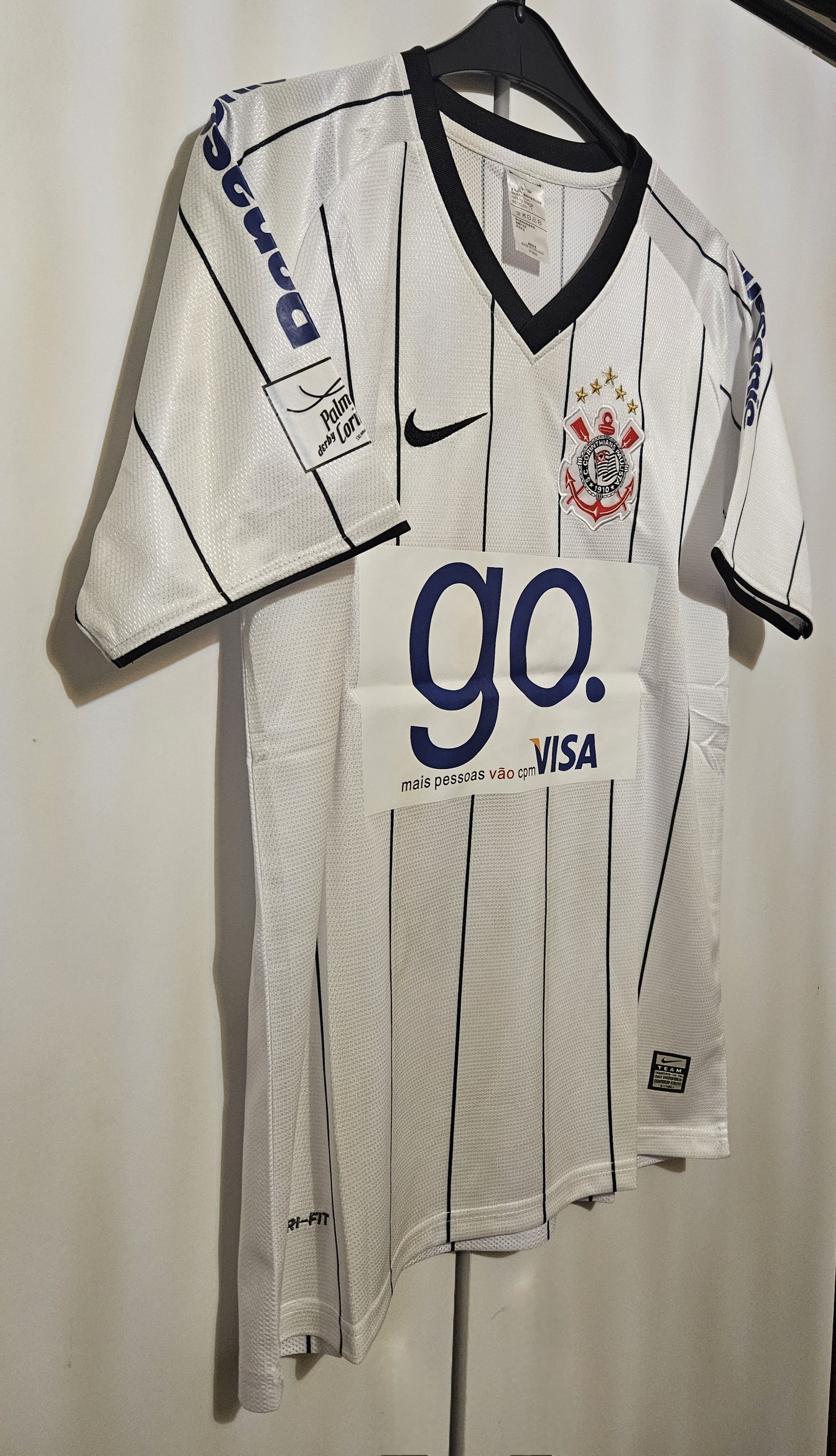 Other Ronaldo 9 Corinthians 2008/09 Vintage Soccer Jersey trikot Size US L / EU 52-54 / 3 - 7 Thumbnail