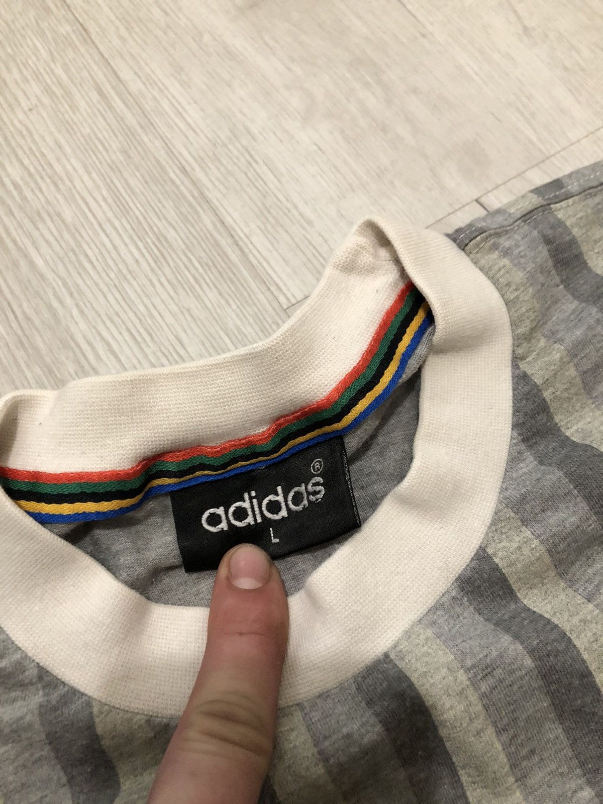 Vintage 90’s Vintage Adidas Olympic Games Mexico Tee T-Shirt Size US L / EU 52-54 / 3 - 6 Thumbnail