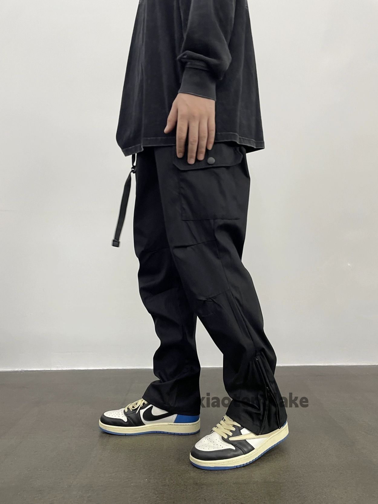 Designer × Japanese Brand × Vintage zipper utility tactical skate hiphop cargo pants Size US 34 / EU 50 - 6 Thumbnail
