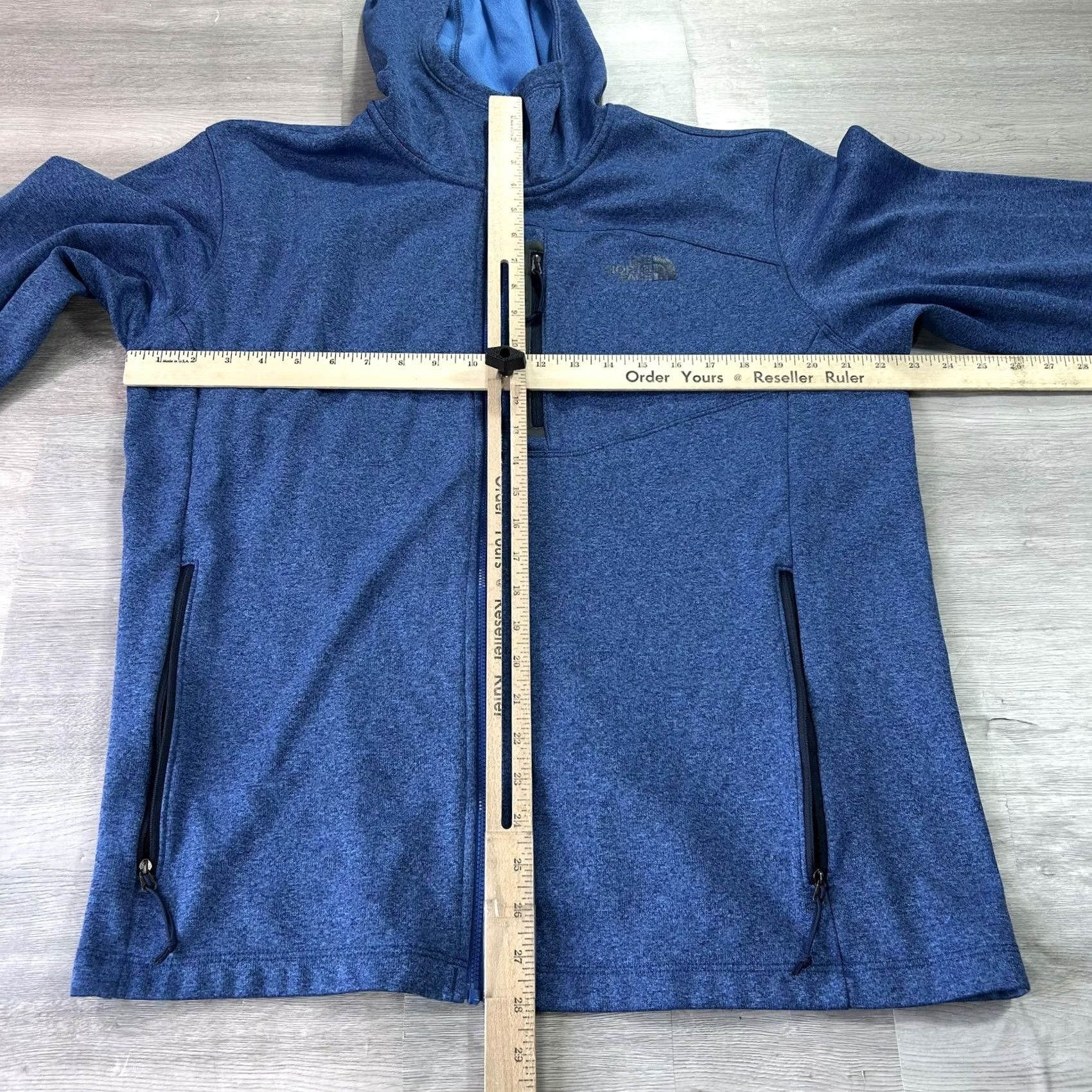 The North Face The North Face Jacket Mens XL Blue Hooded Full Zip Softshell Hiking Outdoor Size US XL / EU 56 / 4 - 5 Thumbnail