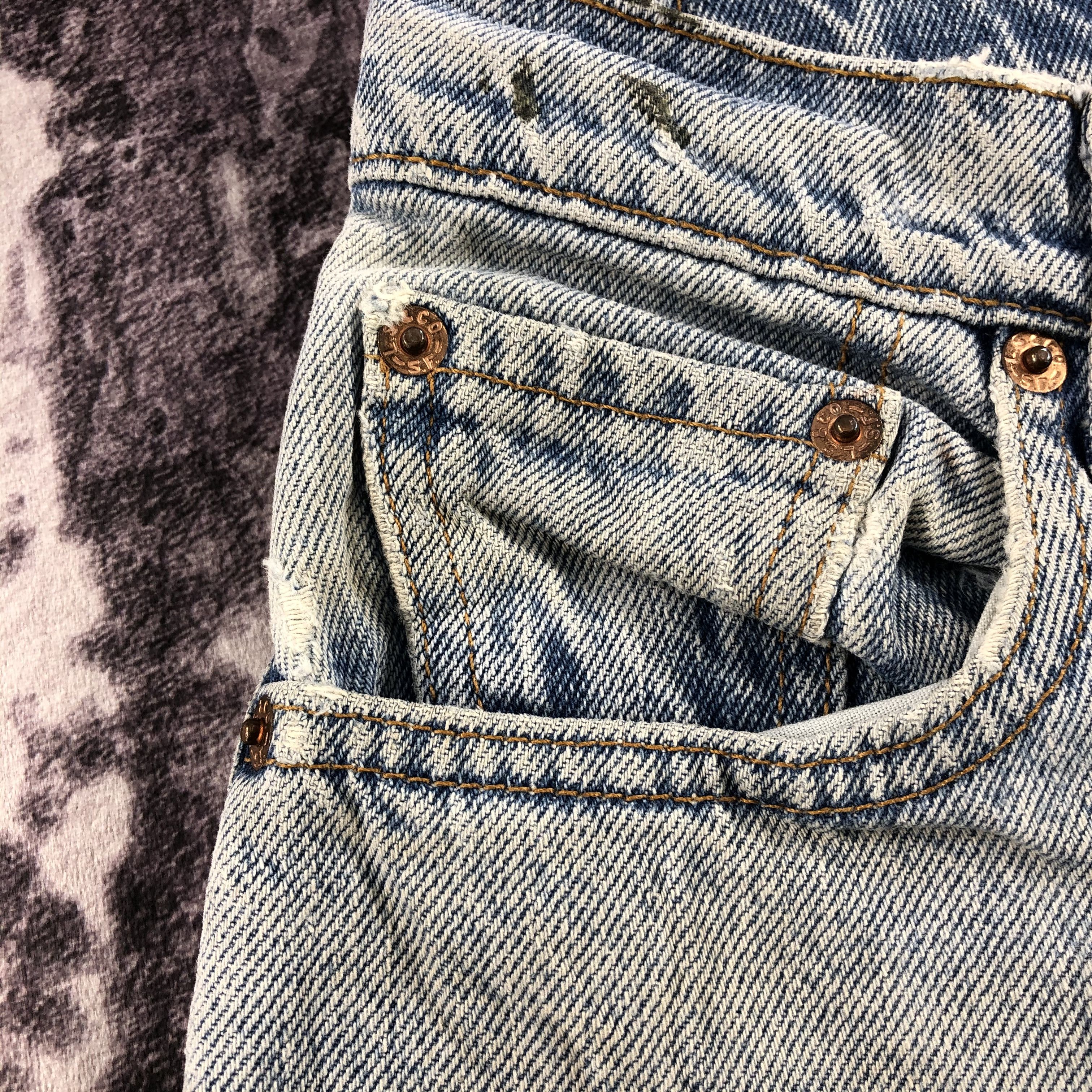 Levi's × Vintage Vintage 90s Blue Wash Levis 550 Jeans-JM2458 Size US 27 - 16 Thumbnail