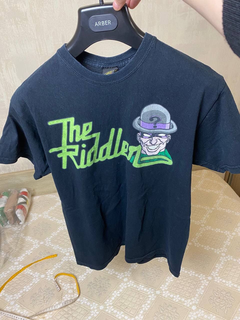 DC Comics 🔥 The Riddler Batman DC Vintage Movie T Shirt Comics Cartoon Size US M / EU 48-50 / 2 - 5 Thumbnail