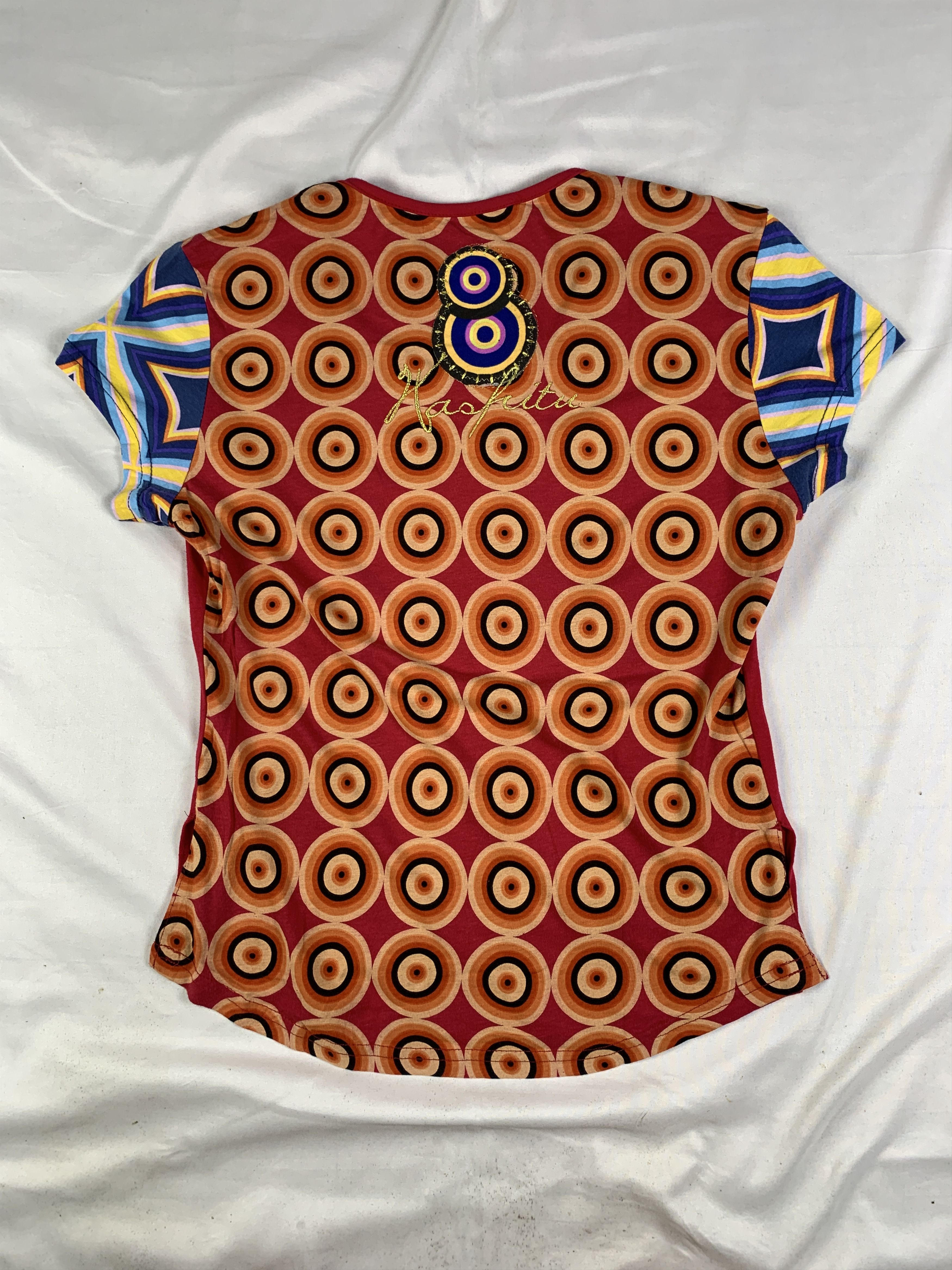Japanese Brand Kashitu Psychedelic beady Tee (M) Size M / US 6-8 / IT 42-44 - 4 Thumbnail