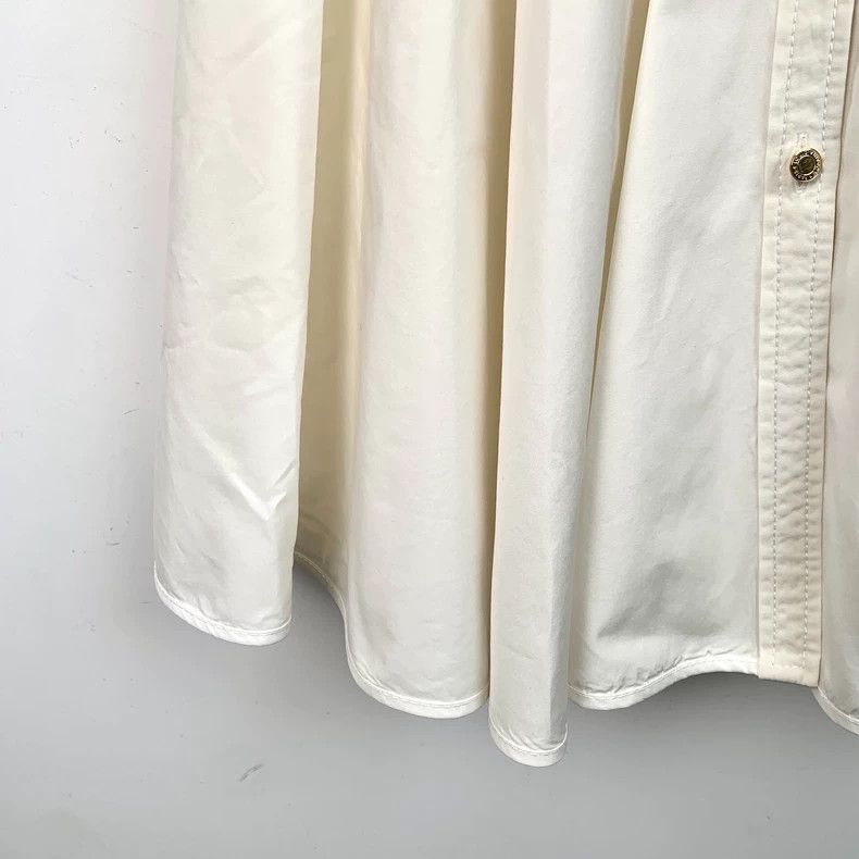 Louis Vuitton Louis Vuitton Sleeveless dress in off-white cotton with me Size XS / US 0-2 / IT 36-38 - 4 Thumbnail