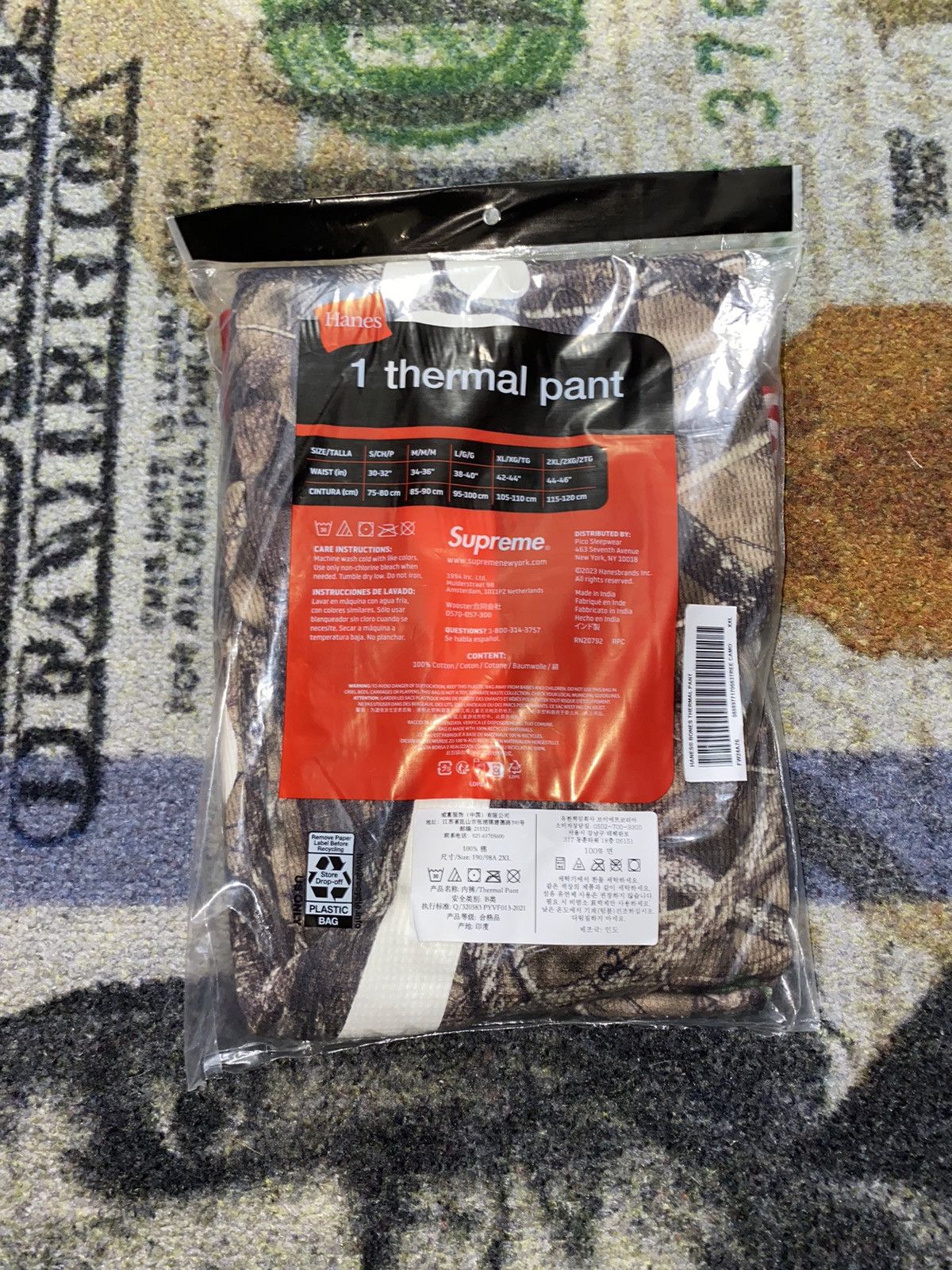 Hanes × Supreme Supreme Hanes Bones Thermal Pant (1 Pack) XXLARGE Size US 44 / EU 60 - 2 Thumbnail