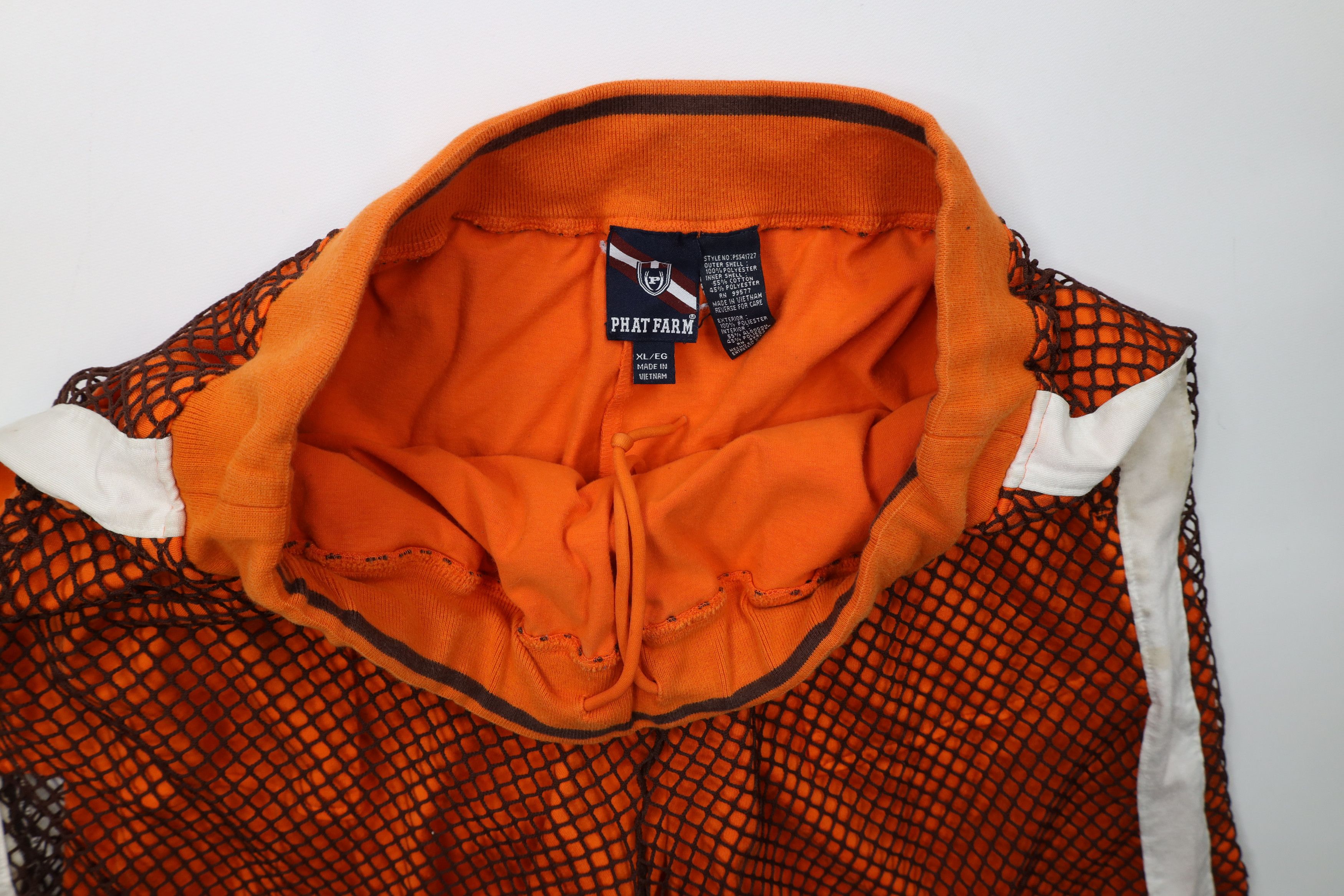 Phat Farm Vintage 90s Y2K Phat Farm Heavyweight Basketball Net Shorts Size US 36 / EU 52 - 9 Thumbnail