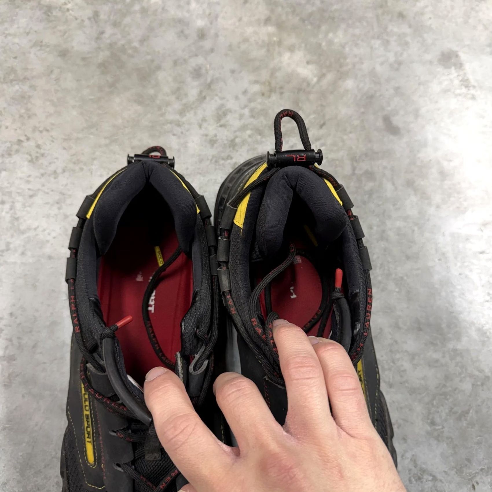 Polo Ralph Lauren Polo Ralph Lauren Polo Sport Shoes Mens 14 Black Yellow Trail PS200-SK-LTL Shoes Mens Size 14 Black Yellow Polo Sport PS200-SK-LTL Size US S / EU 44-46 / 1 - 6 Thumbnail