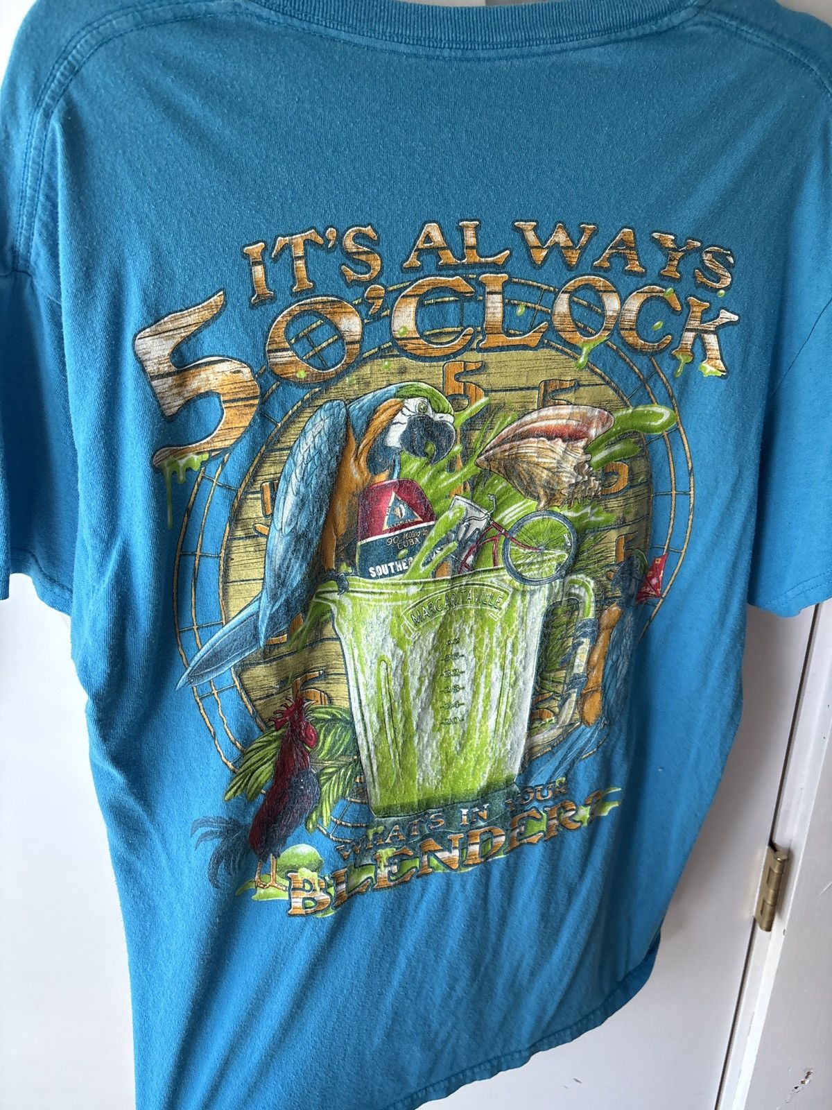 Vintage Vintage Jimmy Buffett Margaritaville T-Shirt Size US L / EU 52-54 / 3 - 2 Thumbnail