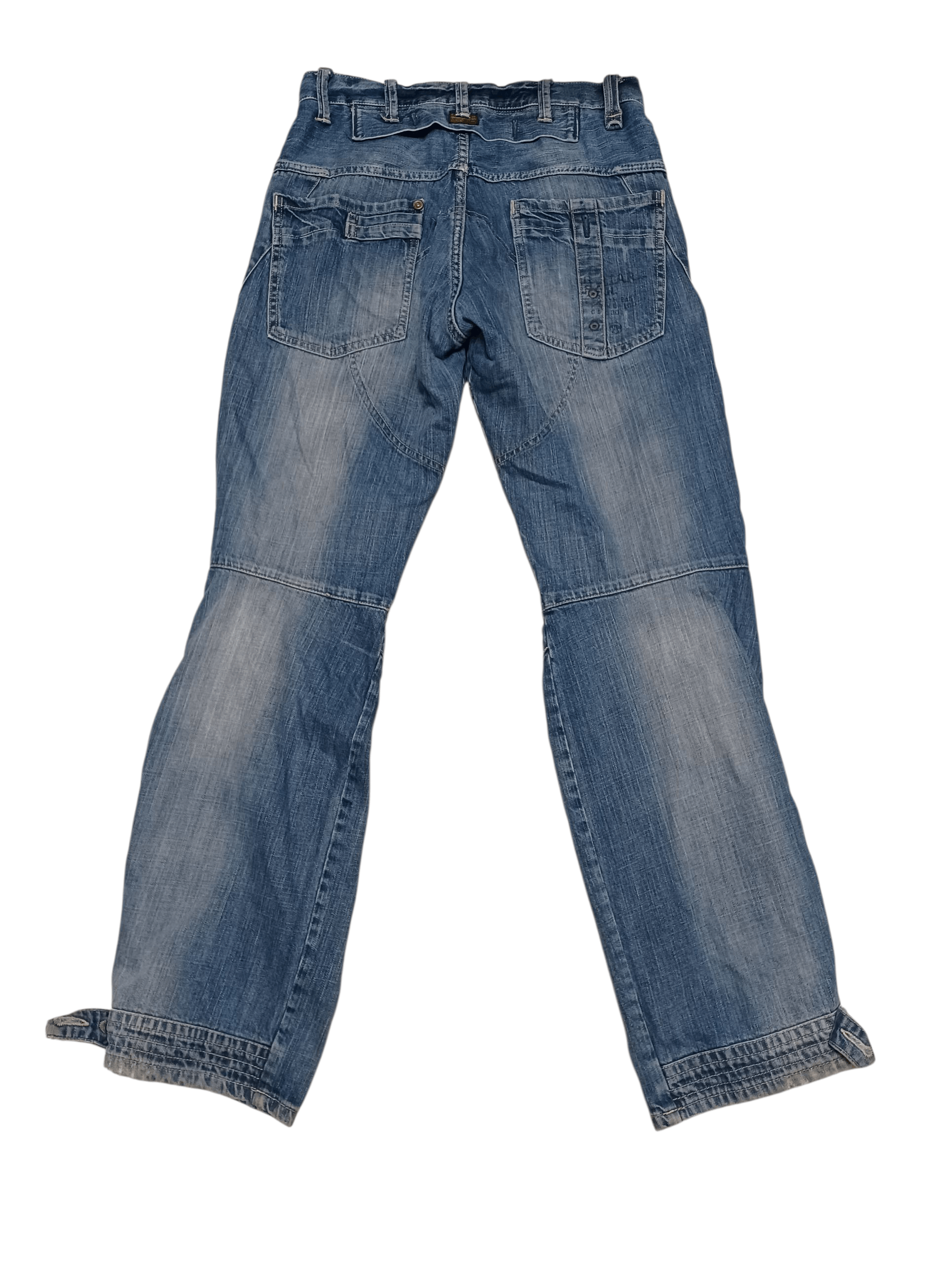 G-Star G STAR RAW MULTIPOCET CARGO DOUBLE KNEE JAPANESE JEANS DENIM Size US 32 / EU 48 - 4 Thumbnail
