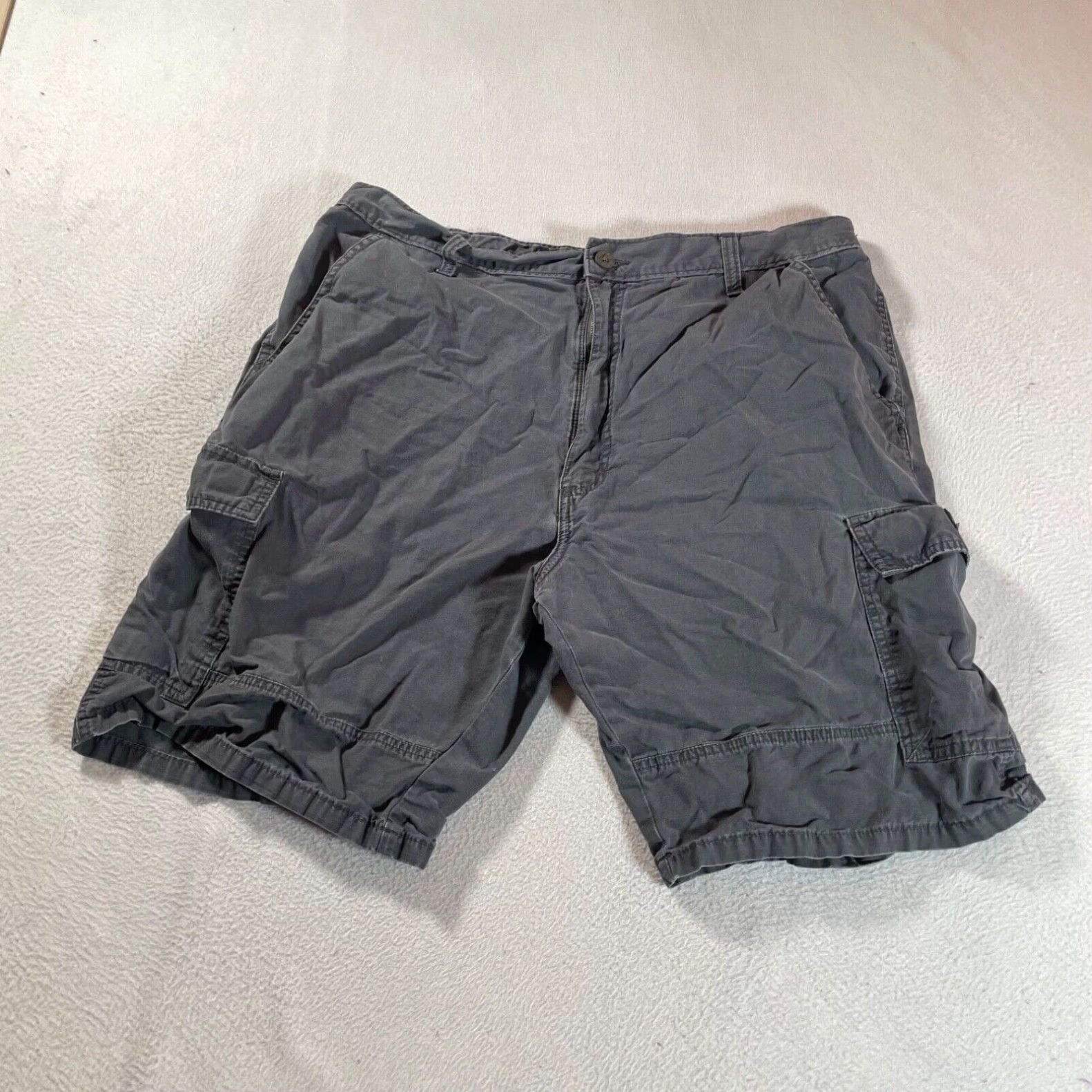 Wrangler Wrangler Cargo Shorts Mens 38 Gray Work Wear Hiking Outdoors Camping 38x9 Grailed