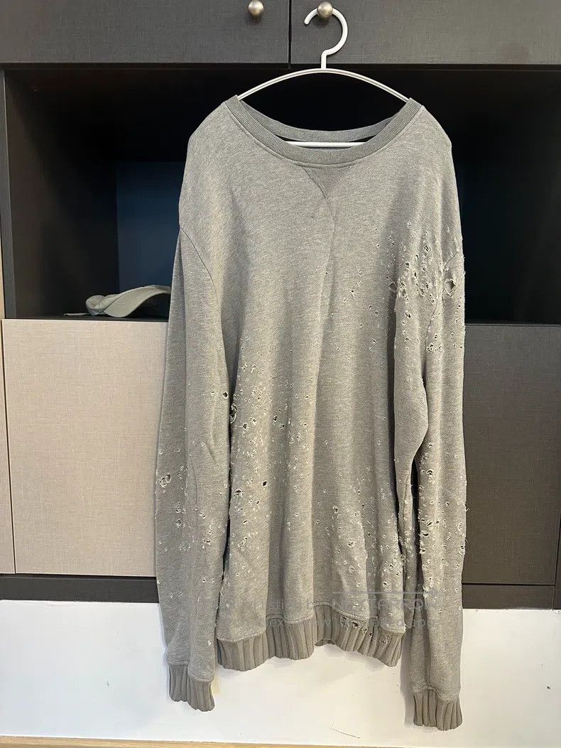 Amiri Amiri Size XL Grey shotgun sweater Size US XL / EU 56 / 4 - 1 Thumbnail