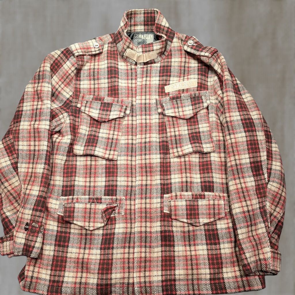 Oakley Oakley Jacket Mens 2XL Beige Red Plaid Wool Lined Military Tactical Field Gear Wool Jacket Size US XXL / EU 58 / 5 - 1 Thumbnail