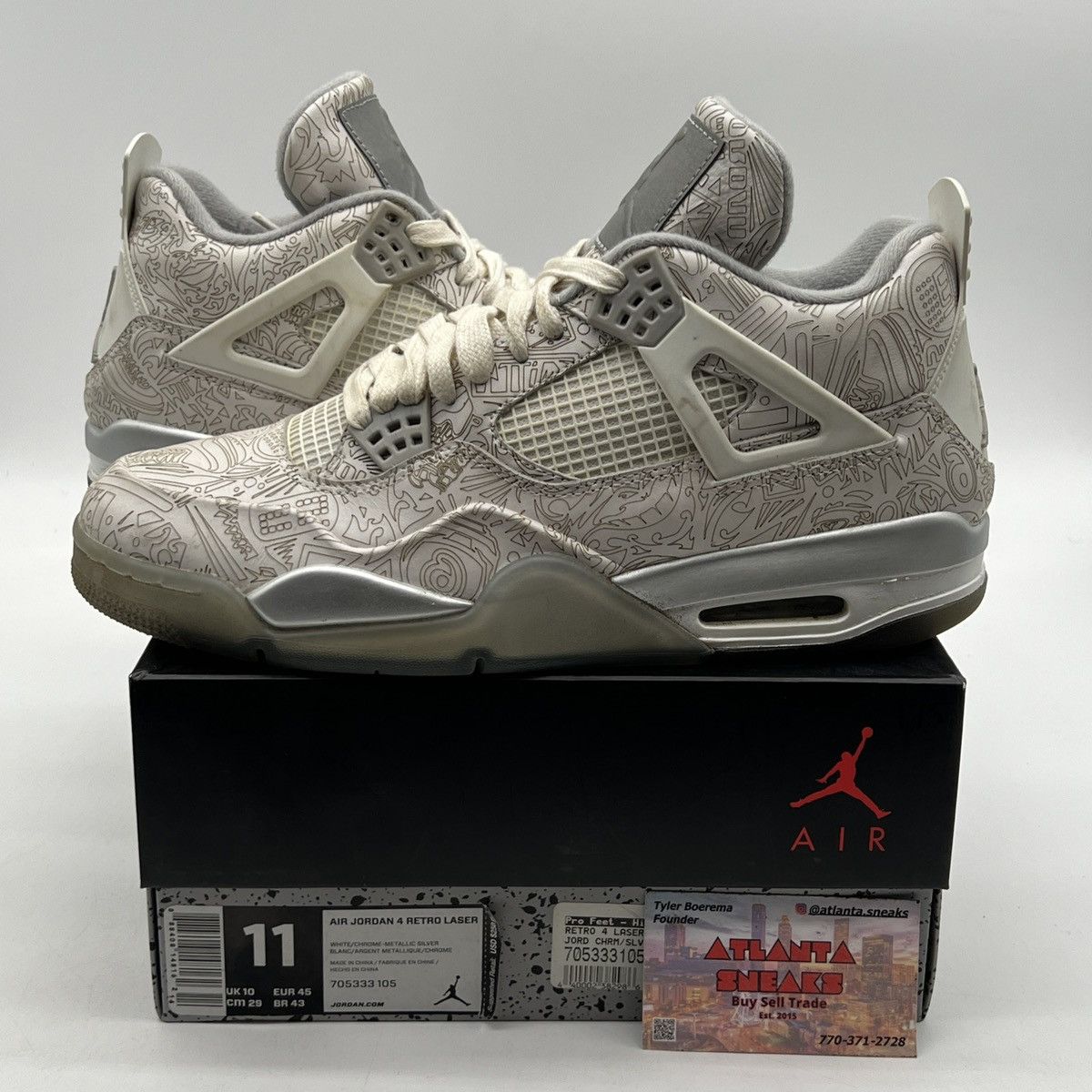 Jordan Brand Air Jordan 4 30th Anniversary Size US 11 / EU 44 - 1 Thumbnail