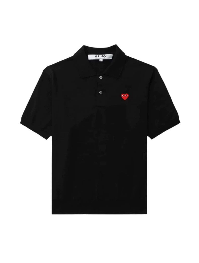 Comme des Garcons Comme Des Garcons Short sleeve T-shirt wool knit love polo Size S / US 4 / IT 40 - 2 Thumbnail