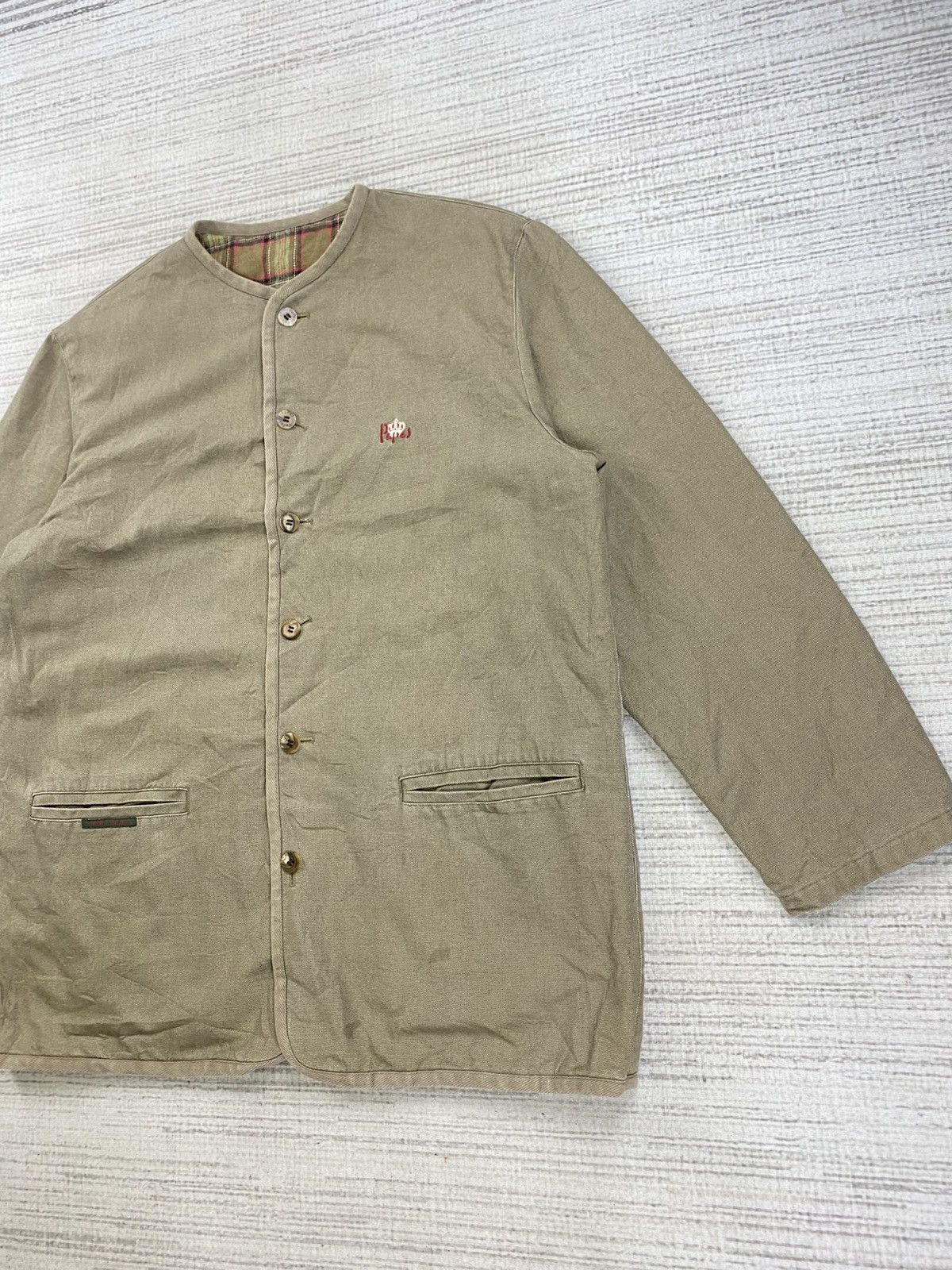 Designer × Japanese Brand × Vintage Vintage Papas Sport Double Pocket Full Button Jacket Size US XL / EU 56 / 4 - 4 Thumbnail