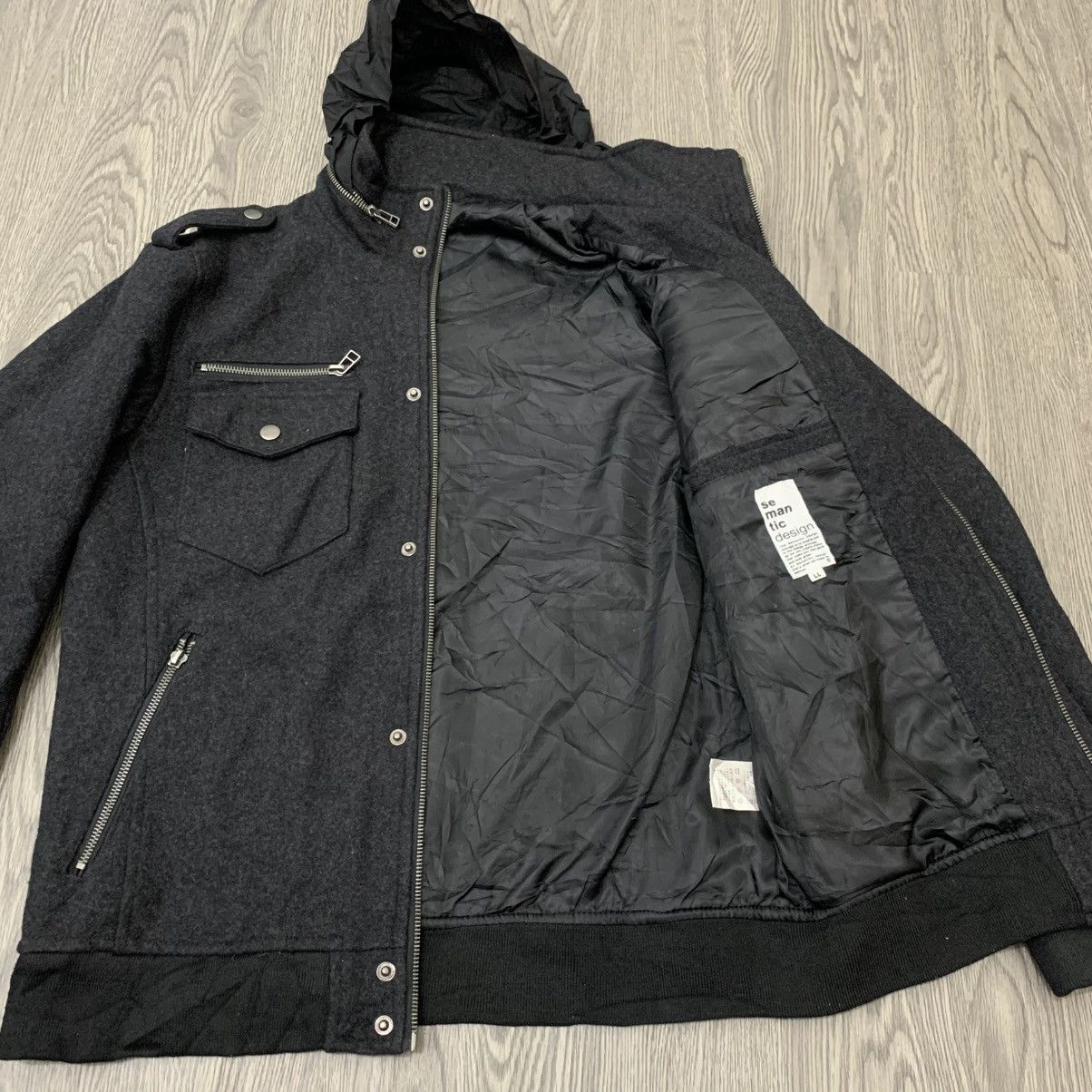 Japanese Brand 🇯🇵Semantic Design Wool Jacket🇯🇵 Size US L / EU 52-54 / 3 - 5 Thumbnail