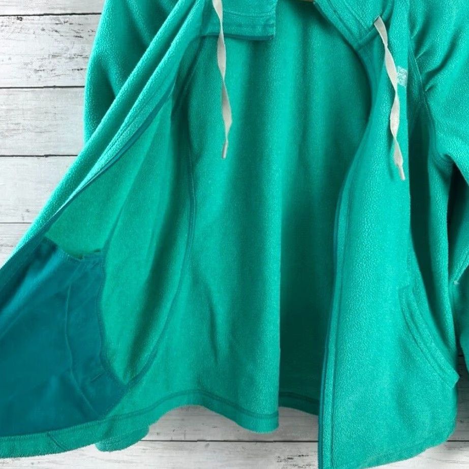 The North Face The North Face Full zip Fleece Womens Green Long Sleeve Hooded Jacket Size M / US 6-8 / IT 42-44 - 5 Thumbnail
