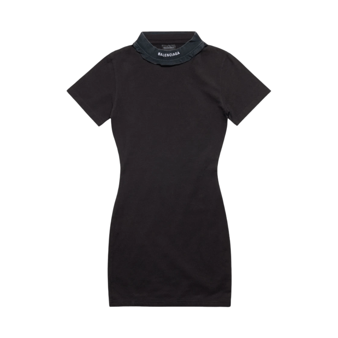 Balenciaga o1tr1nto0825 T-Shirt Mini Dress in Black Size XL / US 12-14 / IT 48-50 - 1 Preview