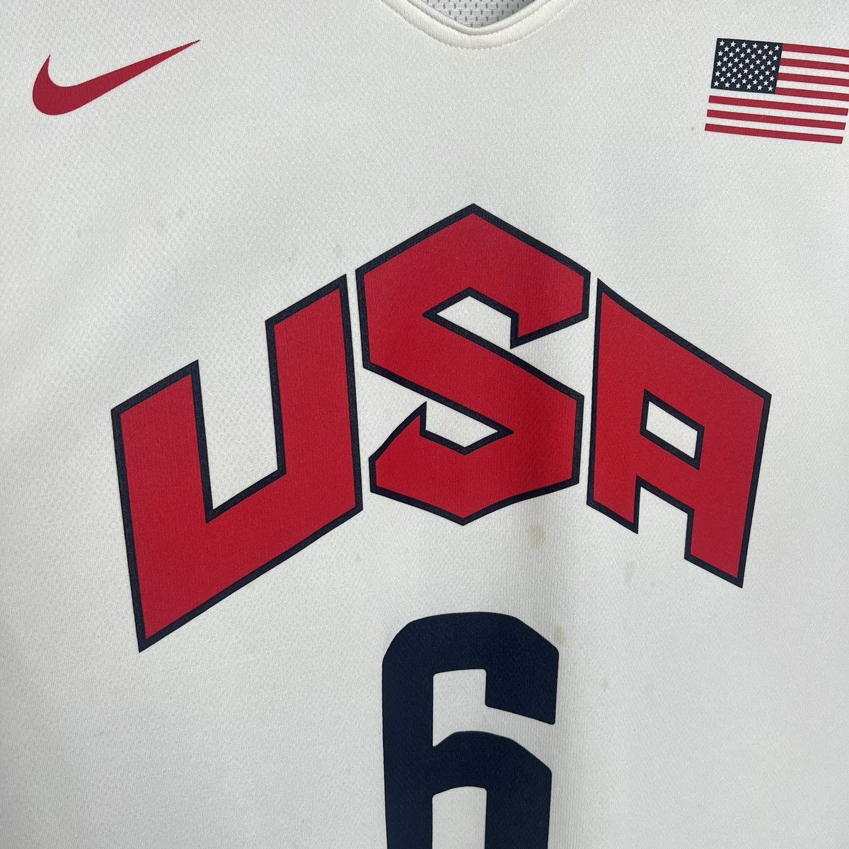 Nike Nike 2012 Lebron James #6 USA Team Olympics Jersey Size US XL / EU 56 / 4 - 9 Thumbnail