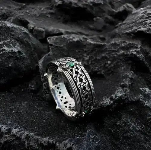 Other Green Zircon Adjustable Ring Size ONE SIZE - 2 Thumbnail