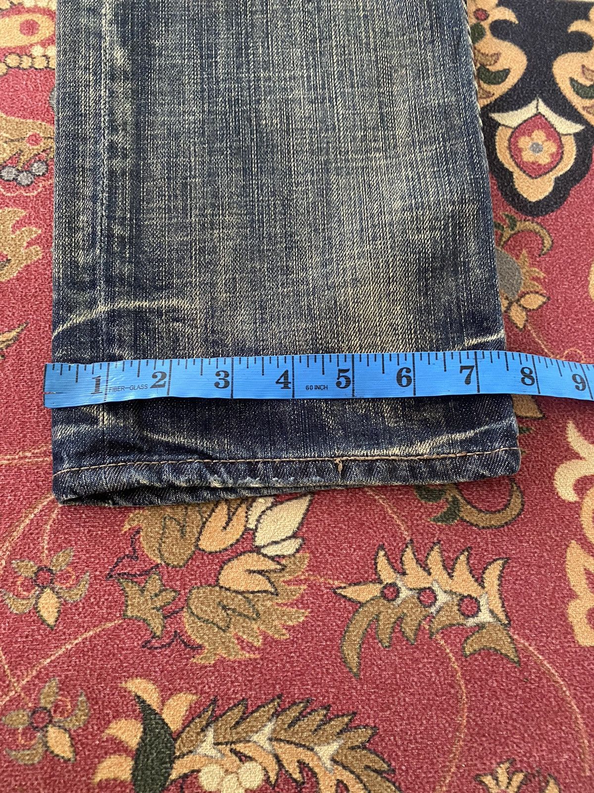 Japanese Brand 🔥RARE🔥Vintage EDGE RUPERT Slimfit Distressed Denim Size US 34 / EU 50 - 20 Thumbnail