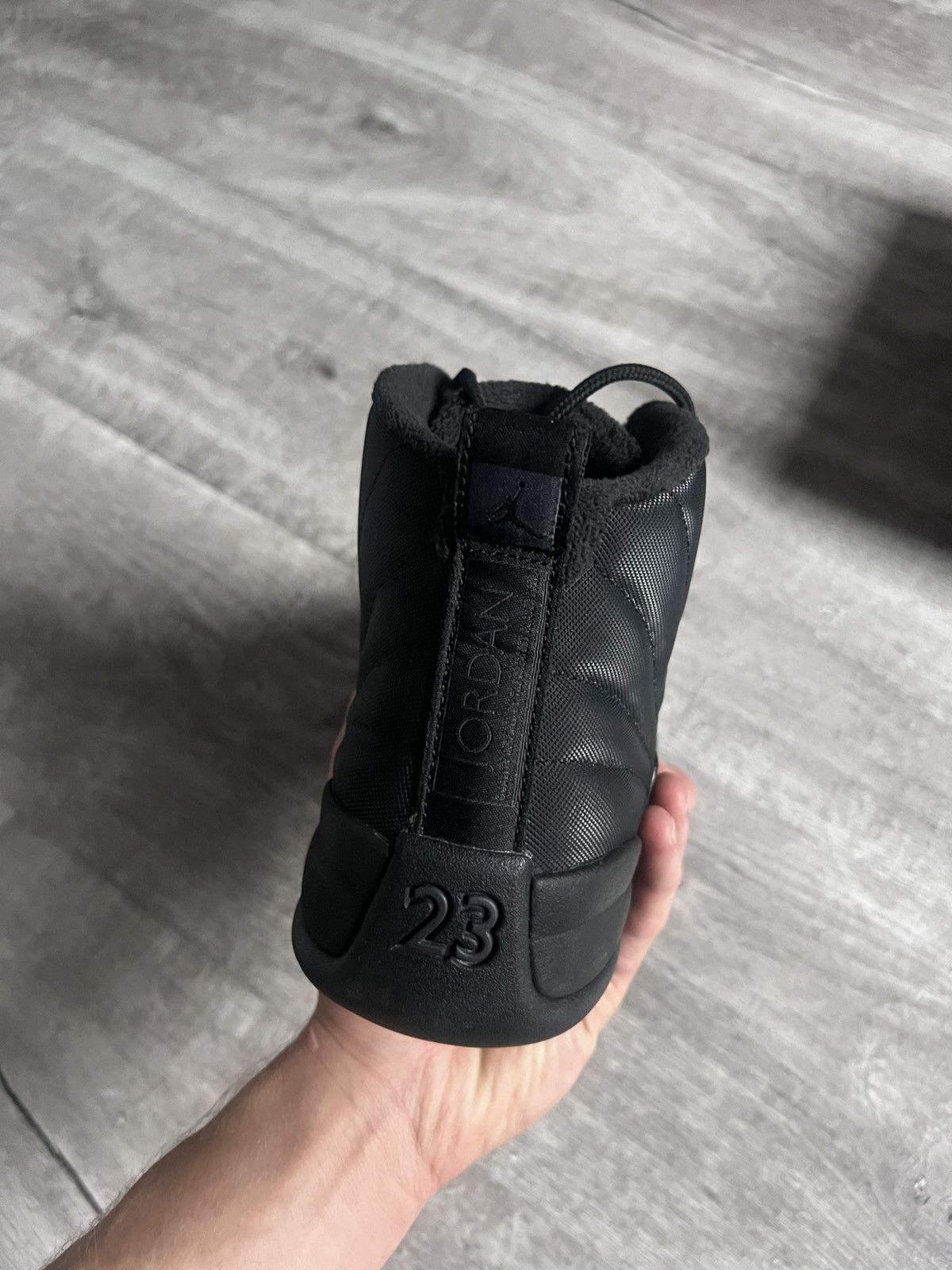 Nike Nike Air Jordan 12 Retro Winterized Black Size US 8 / EU 41 - 4 Thumbnail