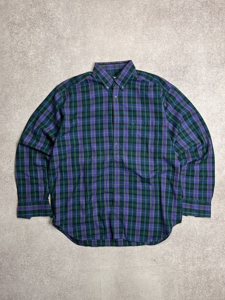 Christian Dior Monsieur Vintage Christian Dior Checkered Archival Shirt M Size US M / EU 48-50 / 2 - 1 Thumbnail